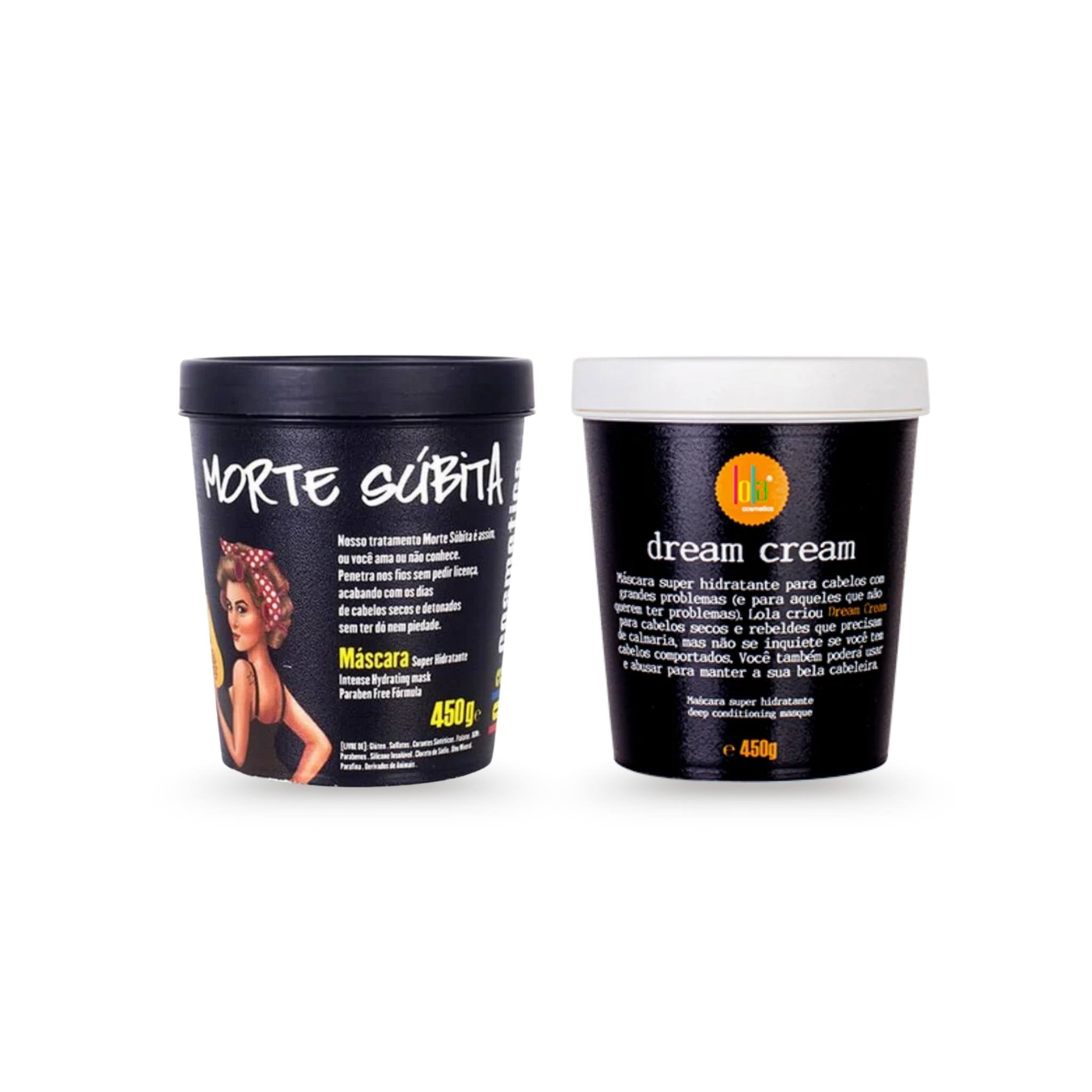 COMBO Máscara Dream Cream 450g + Máscara Morte Súbita 450g - Lola Cosmetics