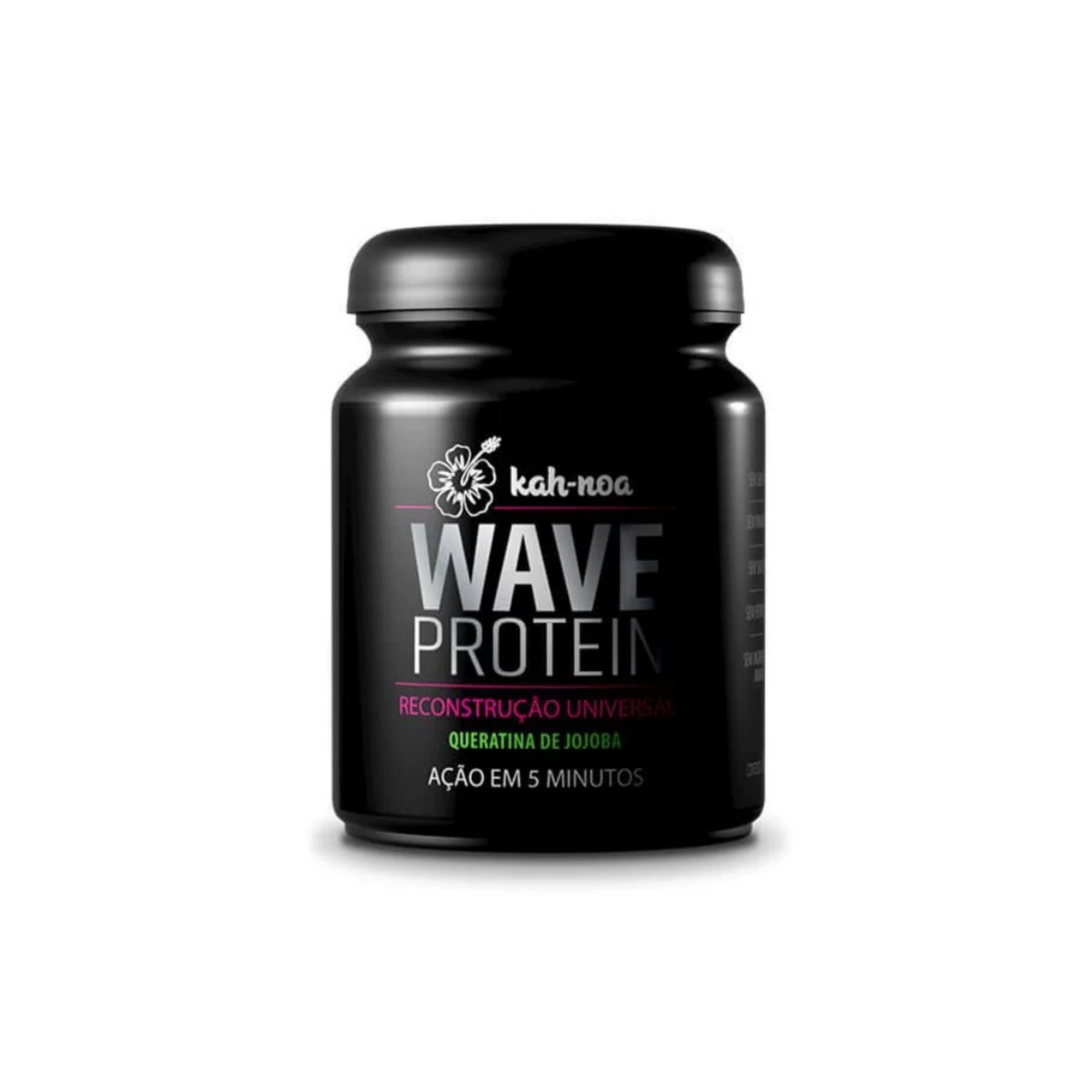 Kah noa Máscara Suplemento Capilar Wave Protein 300g - Dermabox