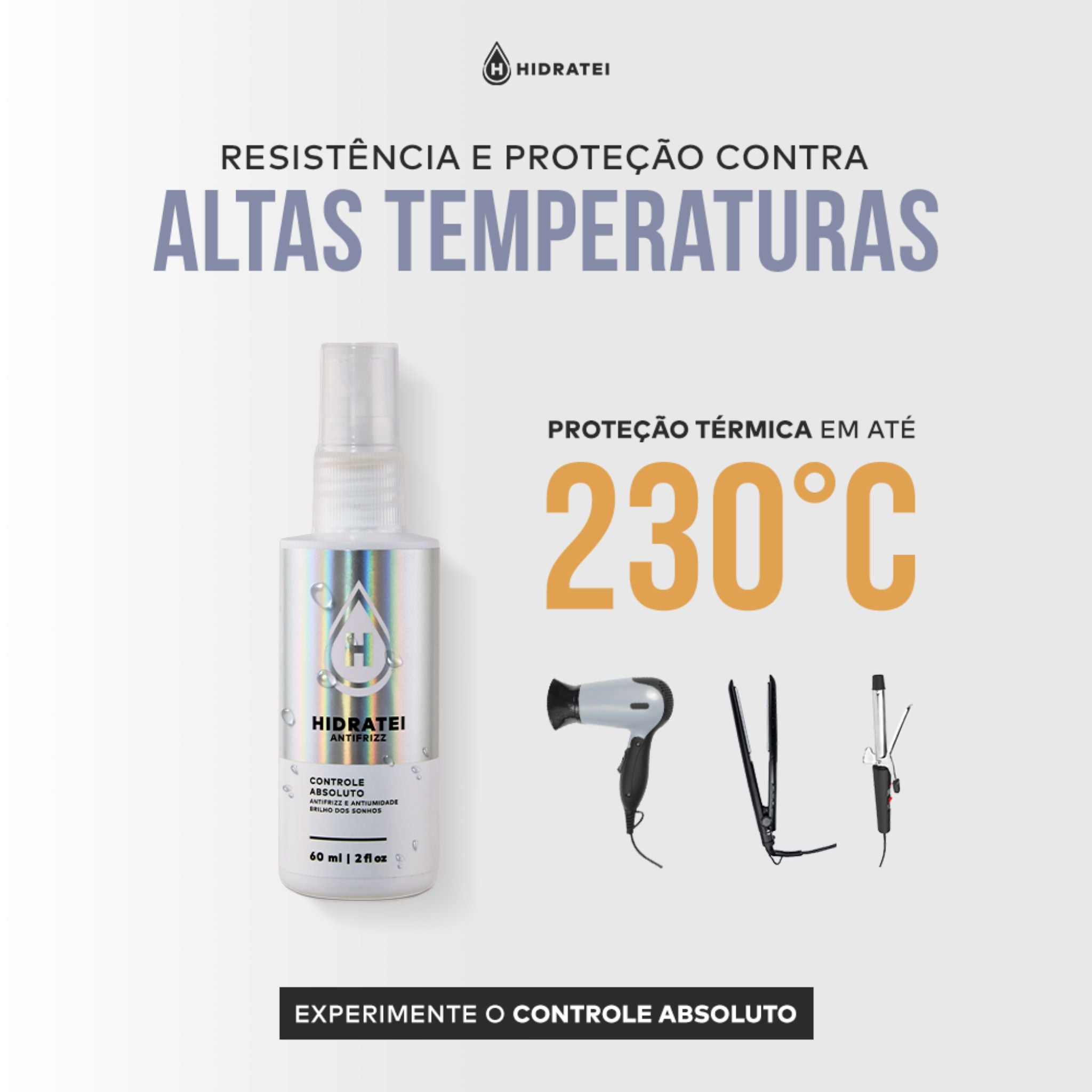 Antifrizz Controle Absoluto Sérum 60ml - Hidratei