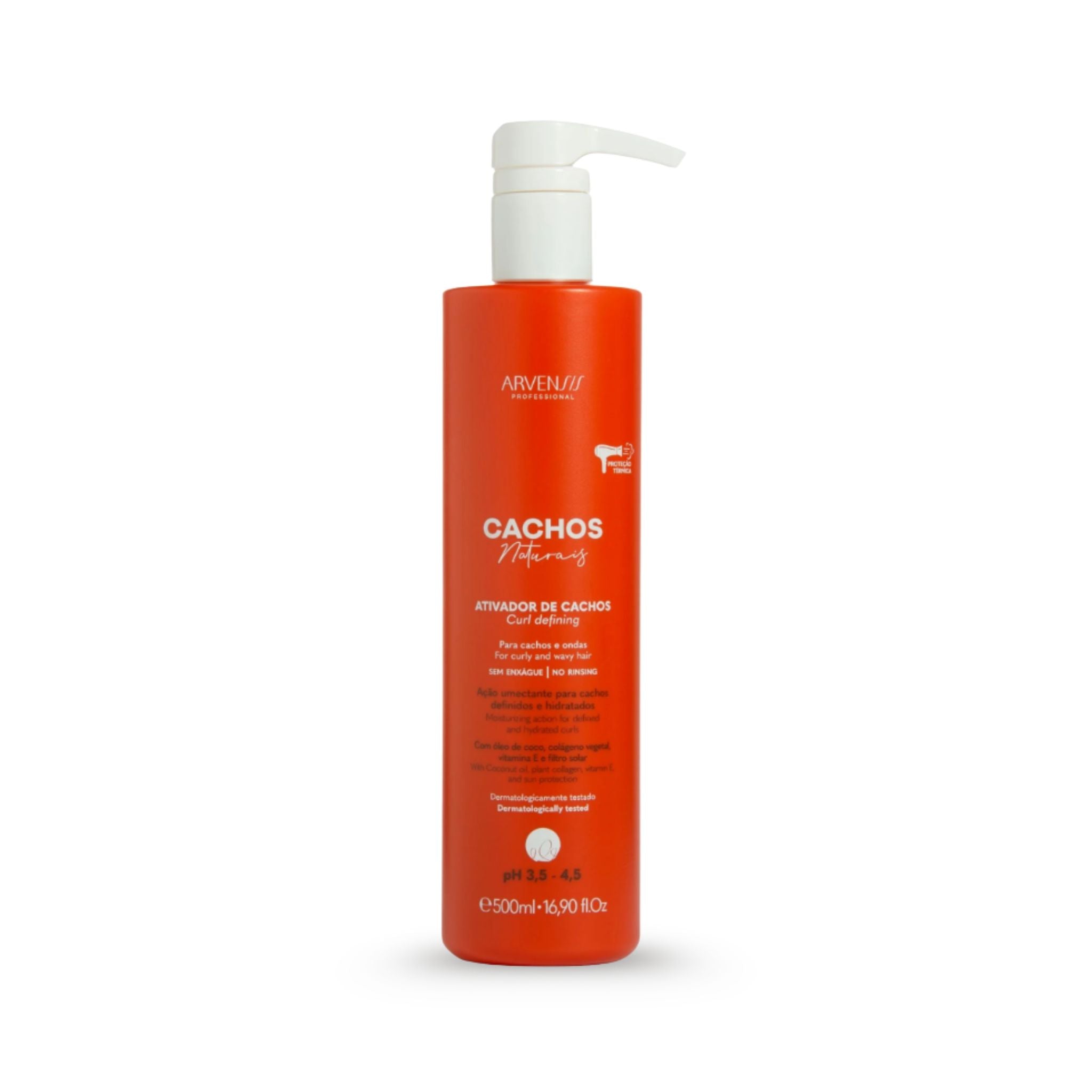 Ativador Cachos Naturais (Cacheados/Ondulados) 500ml - Arvensis