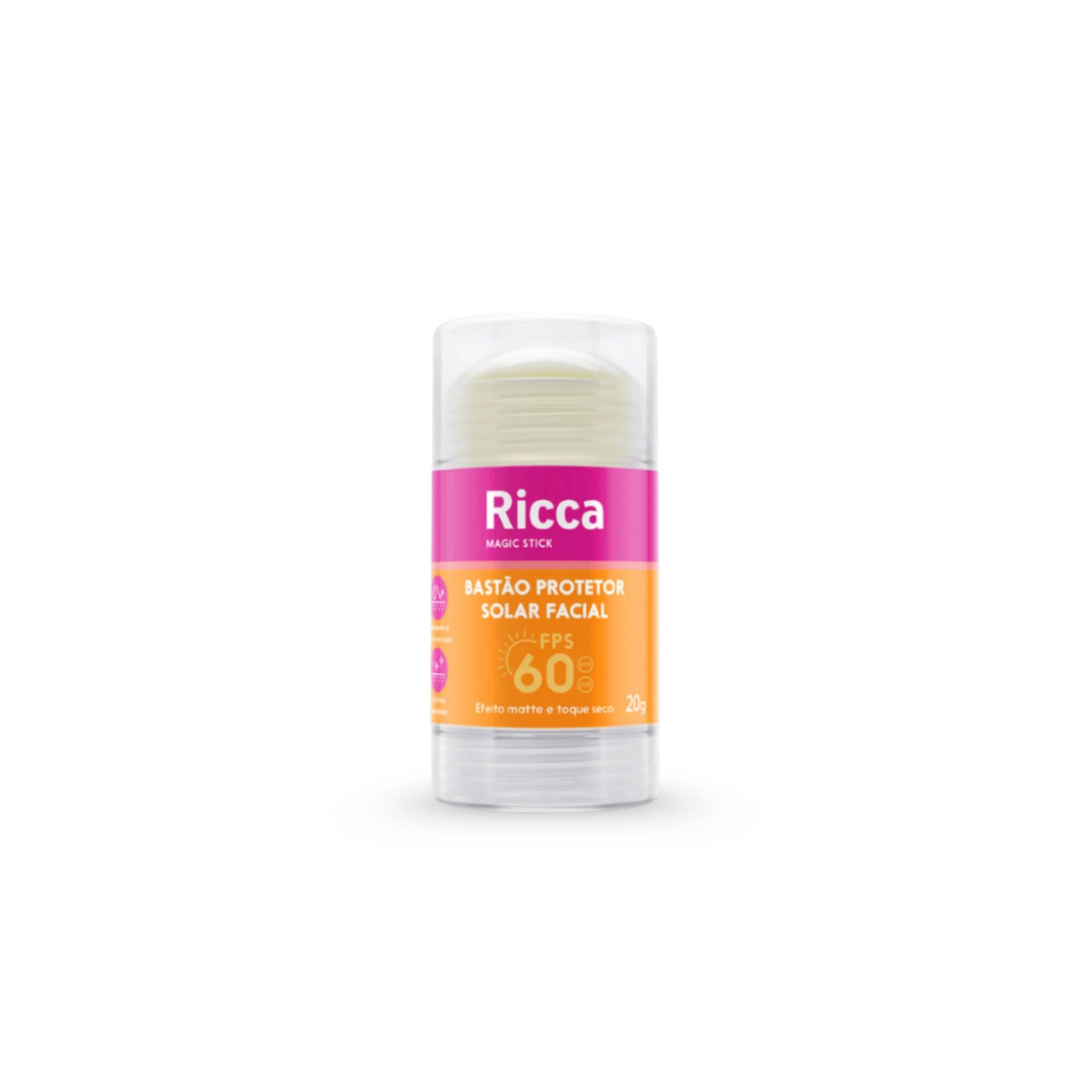 Bastão Protetor Solar FPS60 20g - Ricca