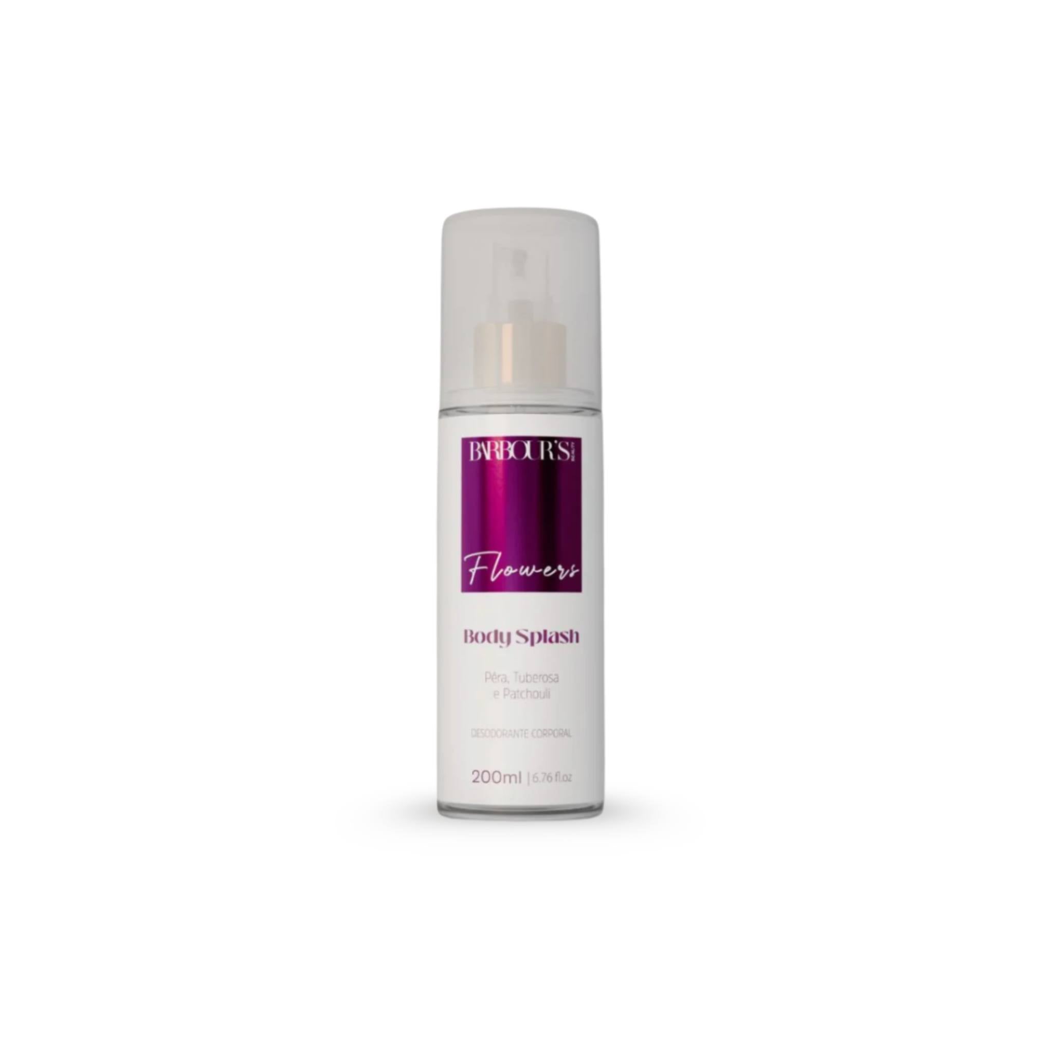 Body Splash Flowers Desodorante Colônia 200ml - Barbour's Beauty