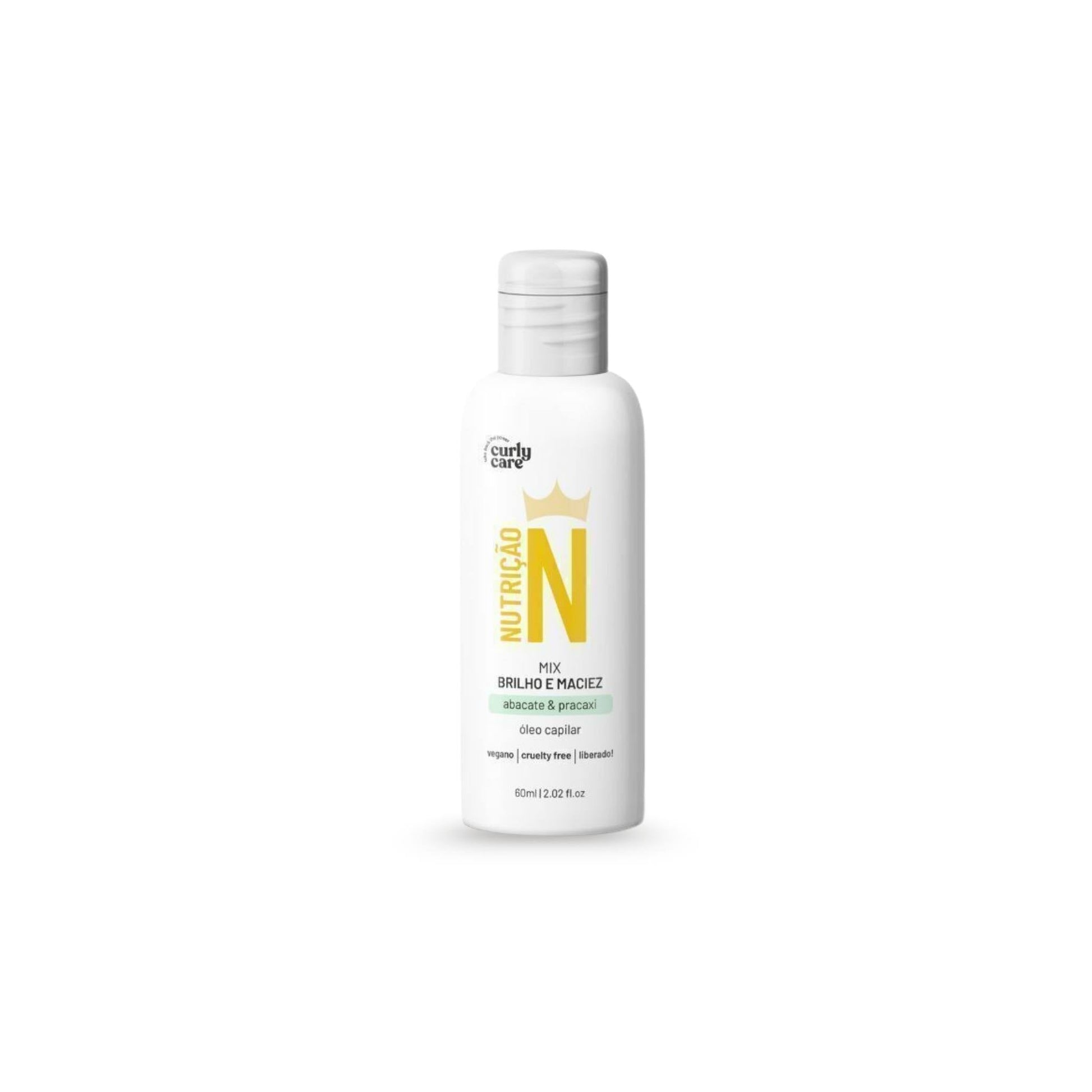 Óleo Mix Brilho e Maciez Abacate e Pracaxi N 60mL - Curly Care