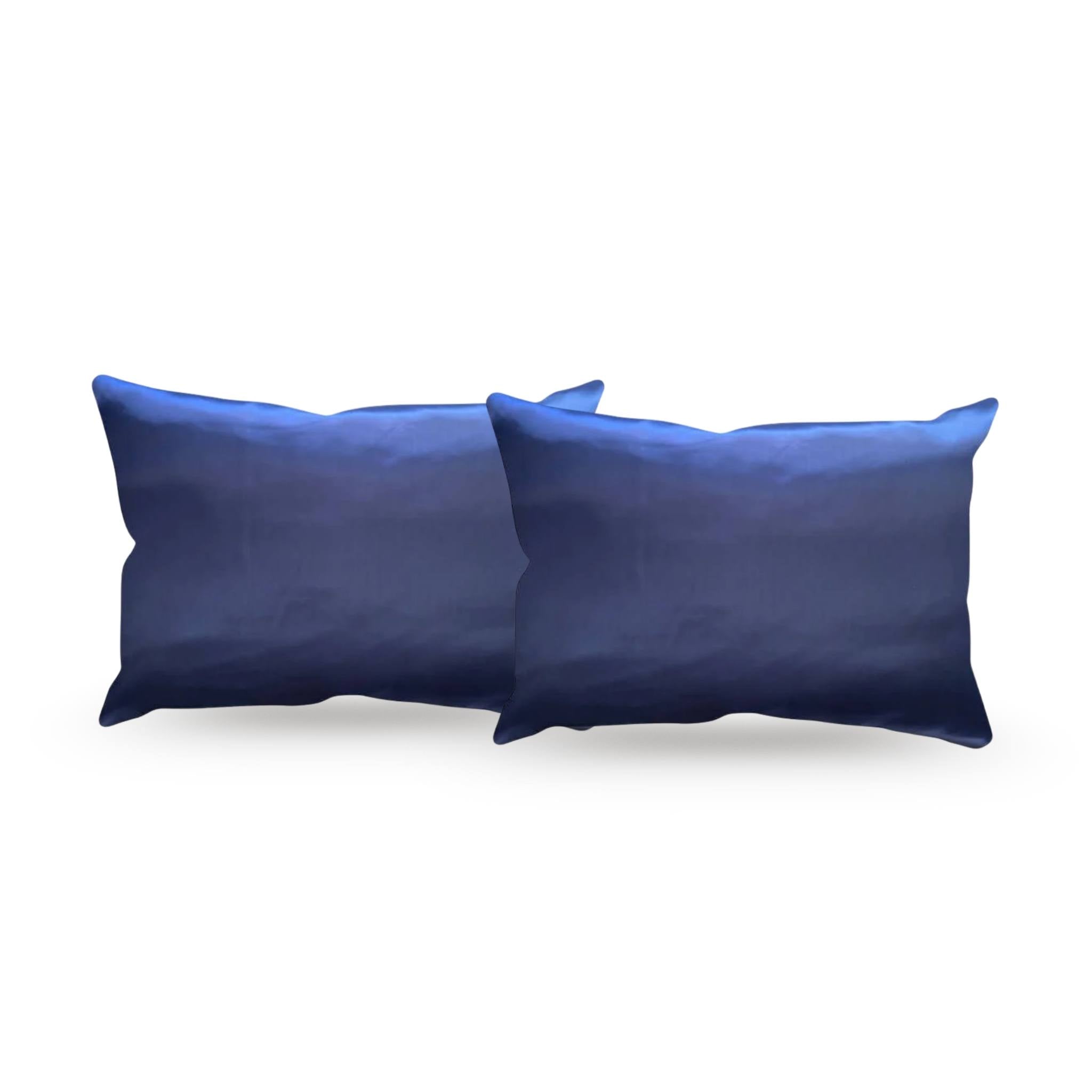 Par de Fronhas Azul Marinho - Turban