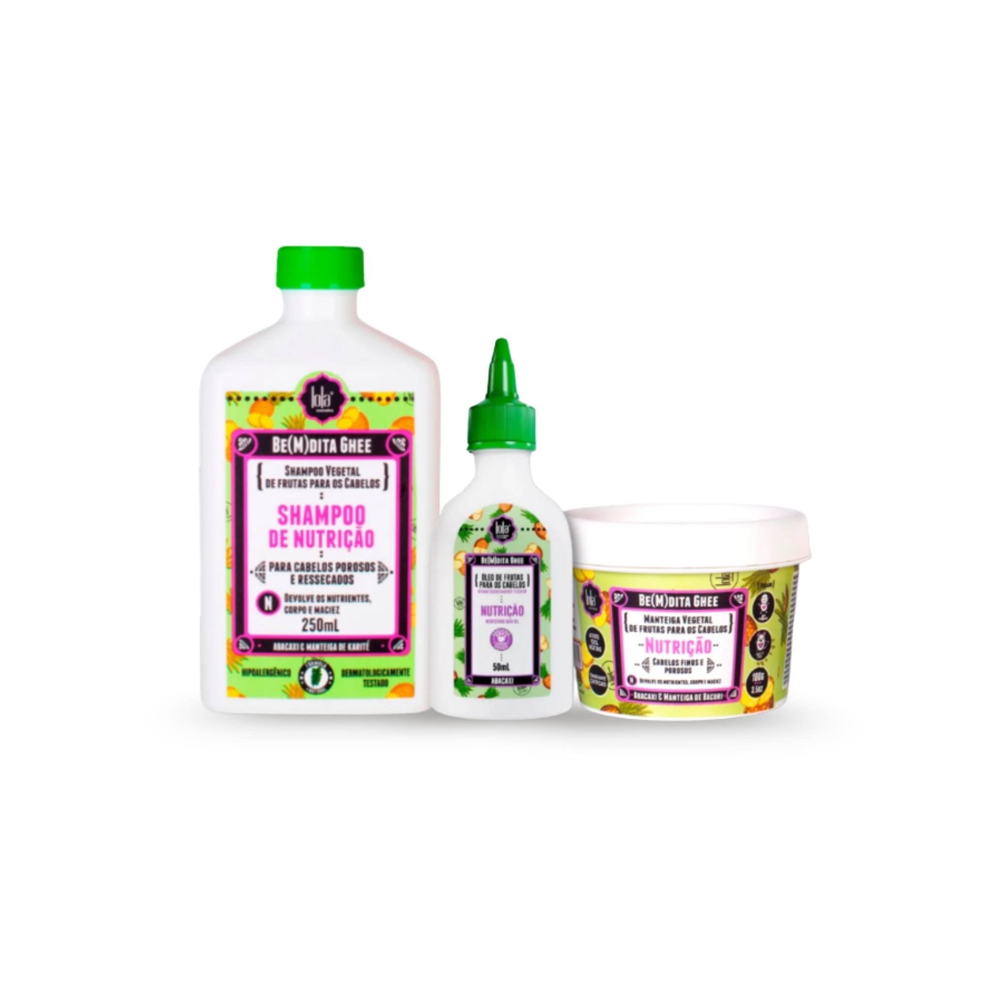 Combo Bemdita Ghee Nutrição Abacaxi Pequeno - Lola Cosmetics