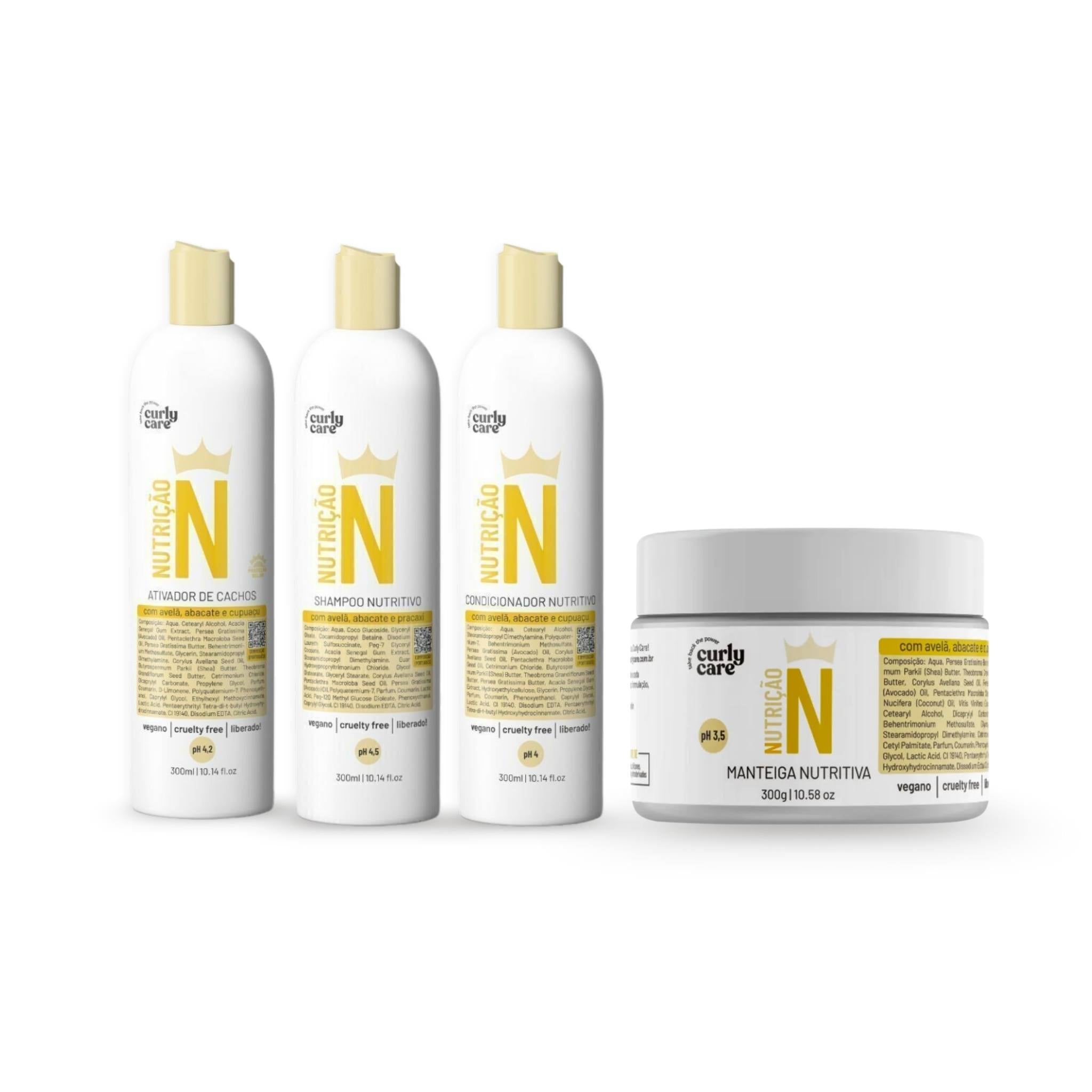 Combo Básico Finalização e Tratamento N - Curly Care