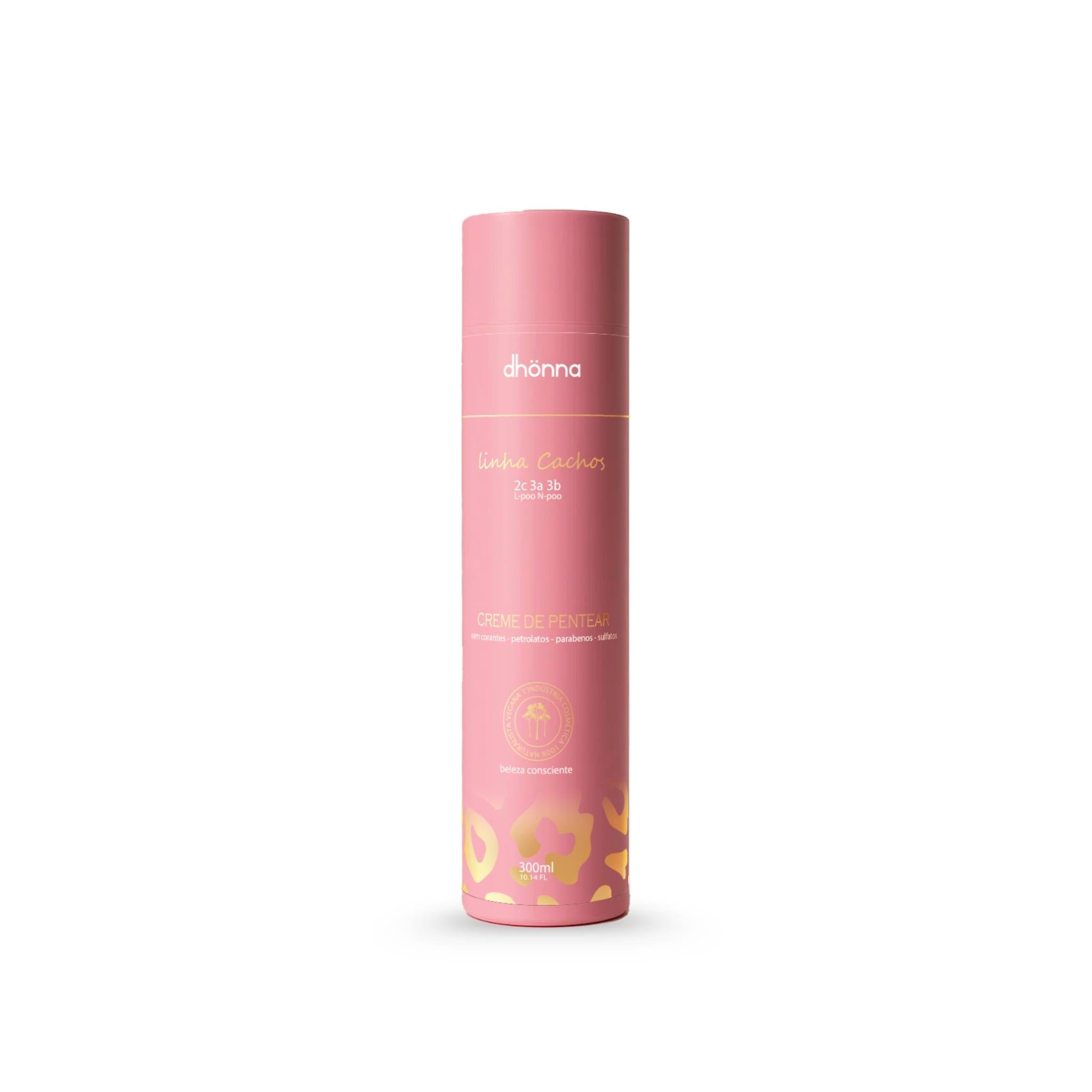 Creme de Pentear Leave-in Cachos L-Poo N-Poo 300ml - Dhonna
