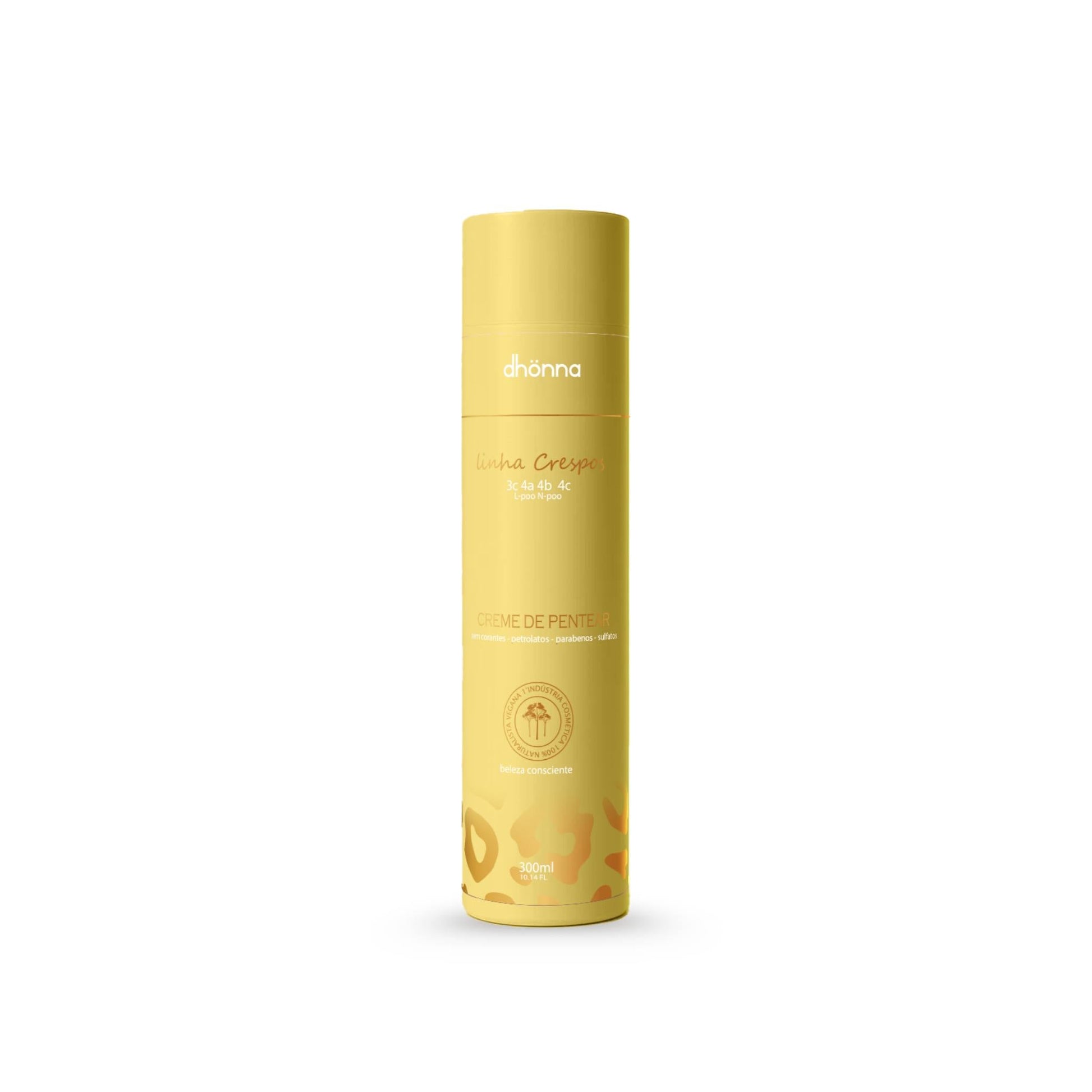 Creme de Pentear Crespos L-Poo N-Poo Uso Diário 300ml - Dhonna