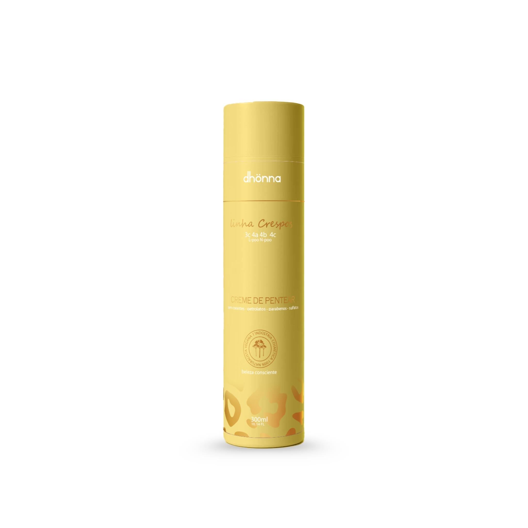 Creme de Pentear Crespos L-Poo N-Poo Uso Diário 300ml - Dhonna