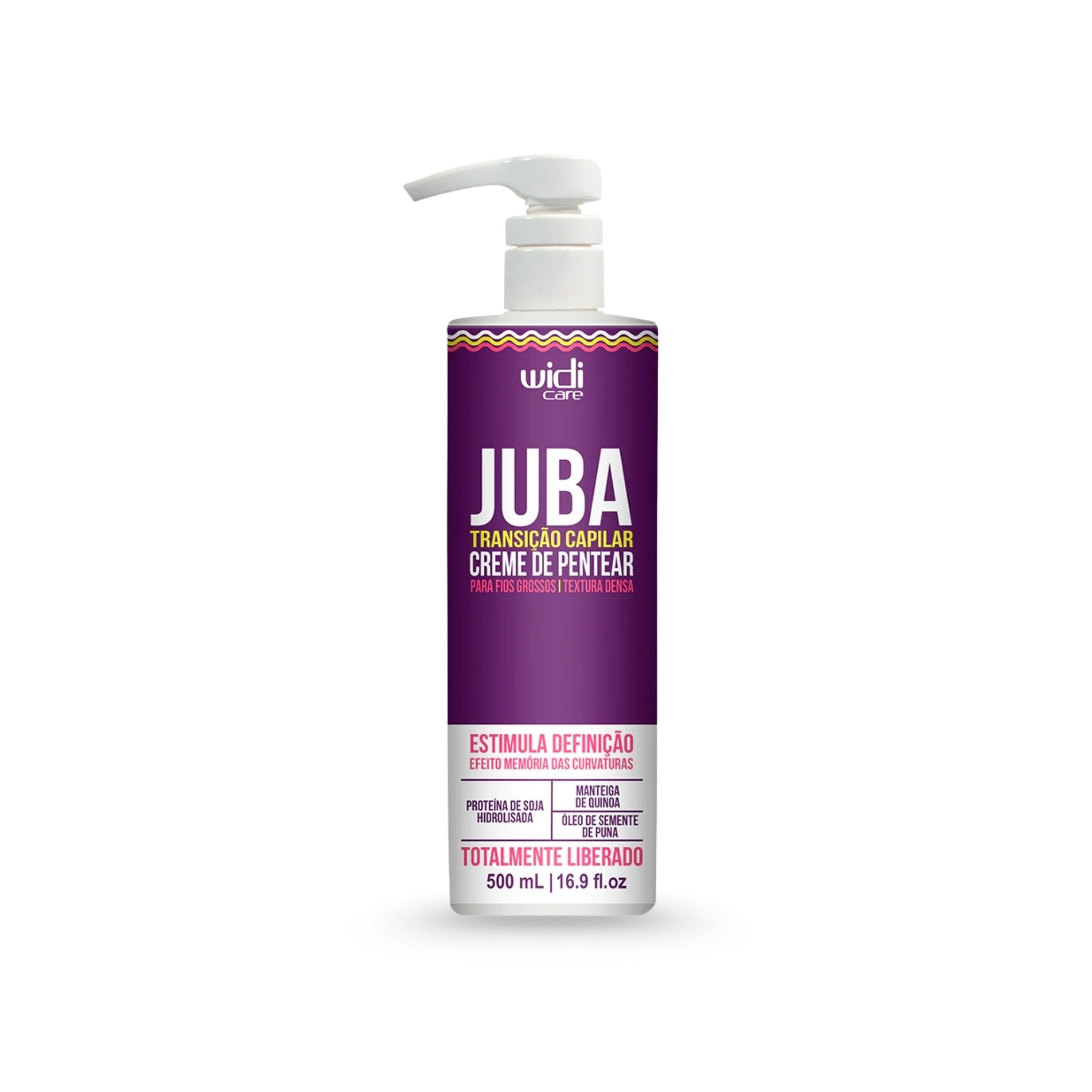 Juba Transição Capilar Creme de Pentear Textura Densa 500mL - Widi Care