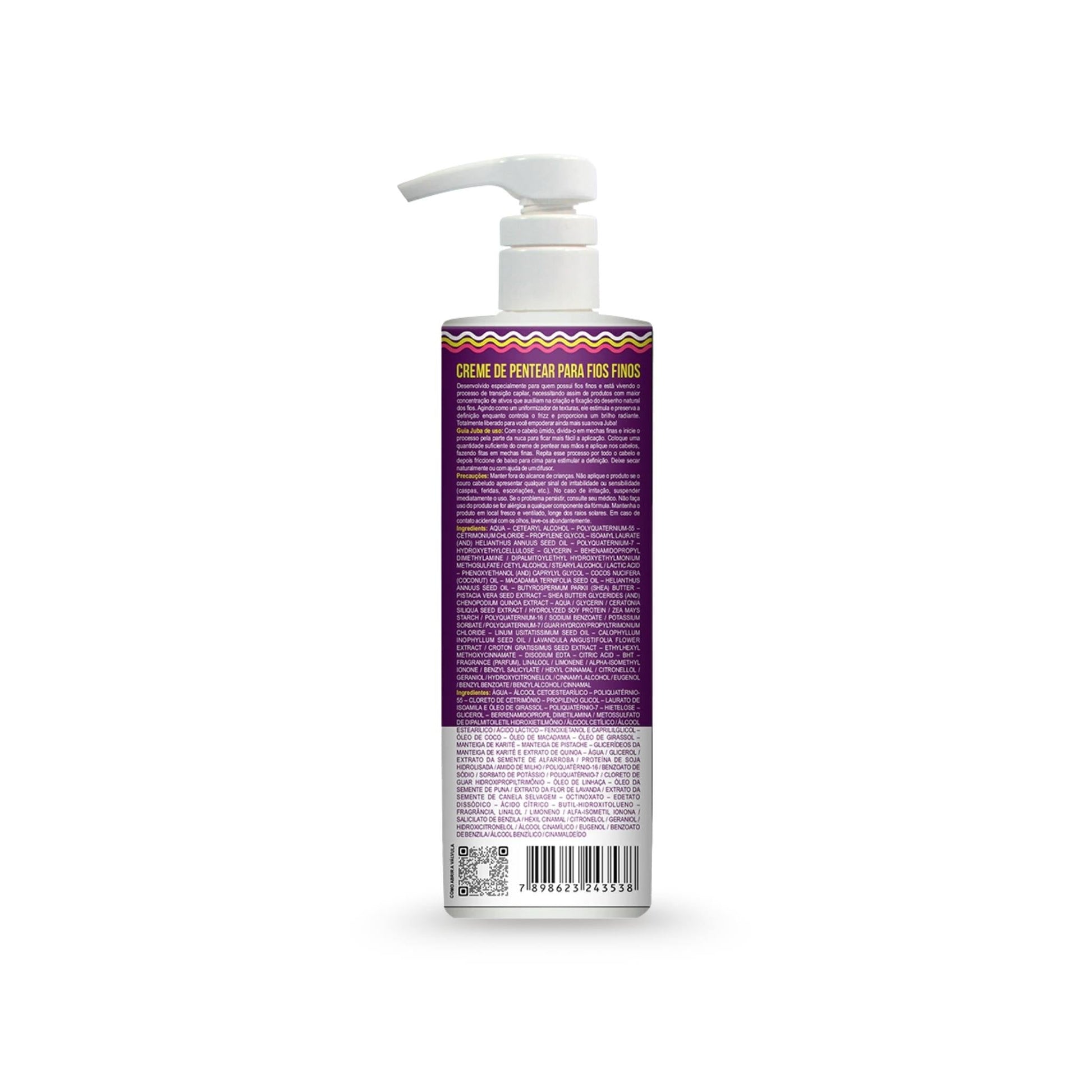 Juba Transição Capilar Creme de Pentear Textura Densa 500mL - Widi Care