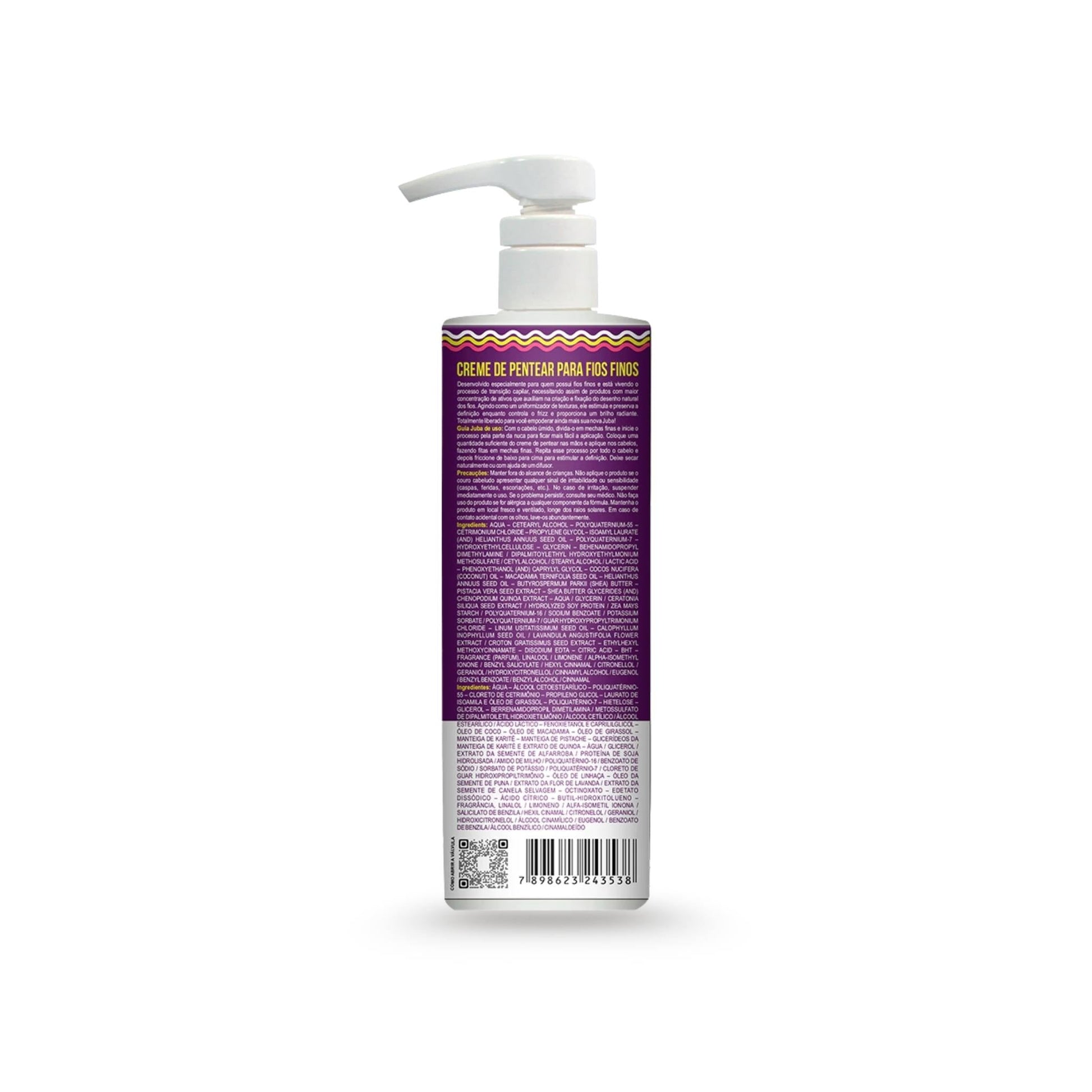 Juba Transição Capilar Creme de Pentear Textura Leve 500mL - Widi Care