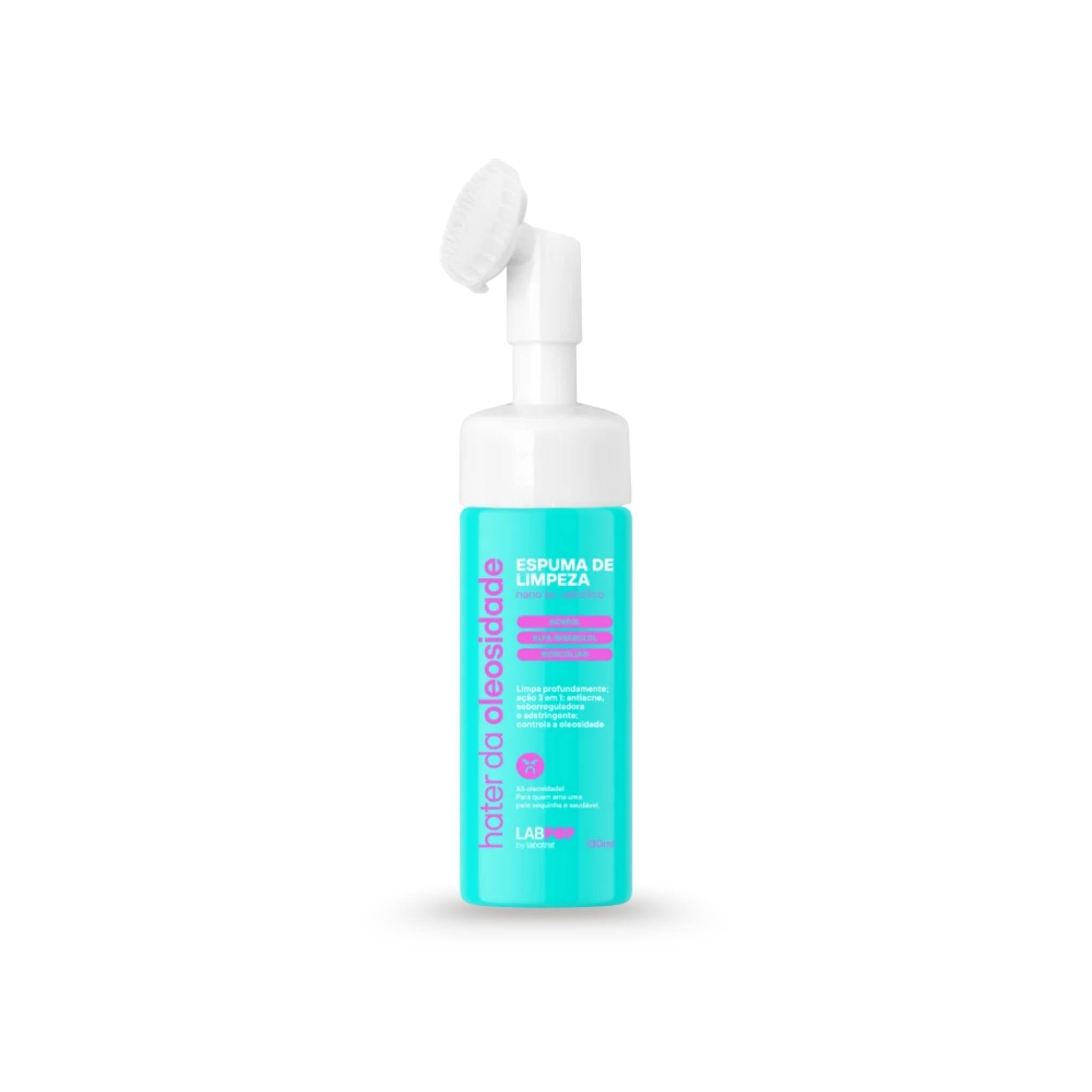 Espuma de Limpeza Facial Hater da Oleosidade LabPop 130mL - Labotrat