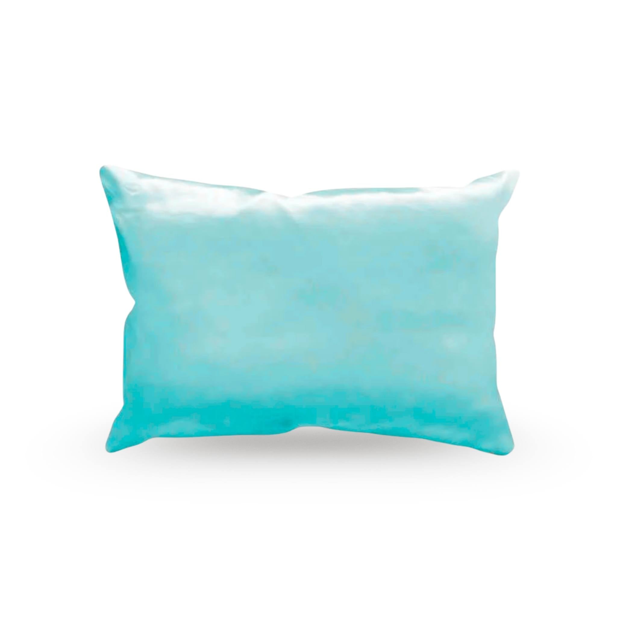 Fronha de Cetim Antifrizz Azul Piscina - Turban