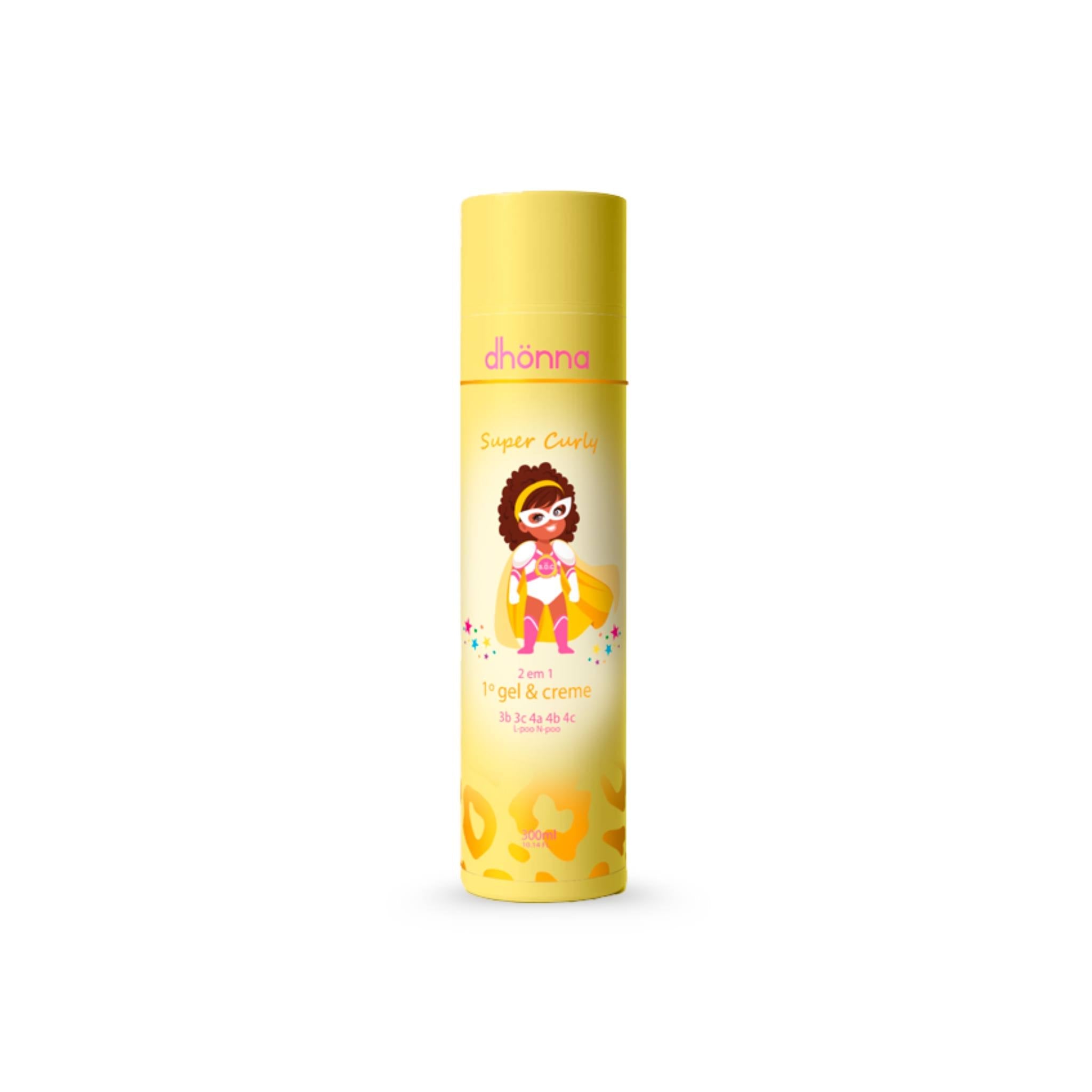 Gel e Creme Infantil Super Curly 300ml - Dhonna
