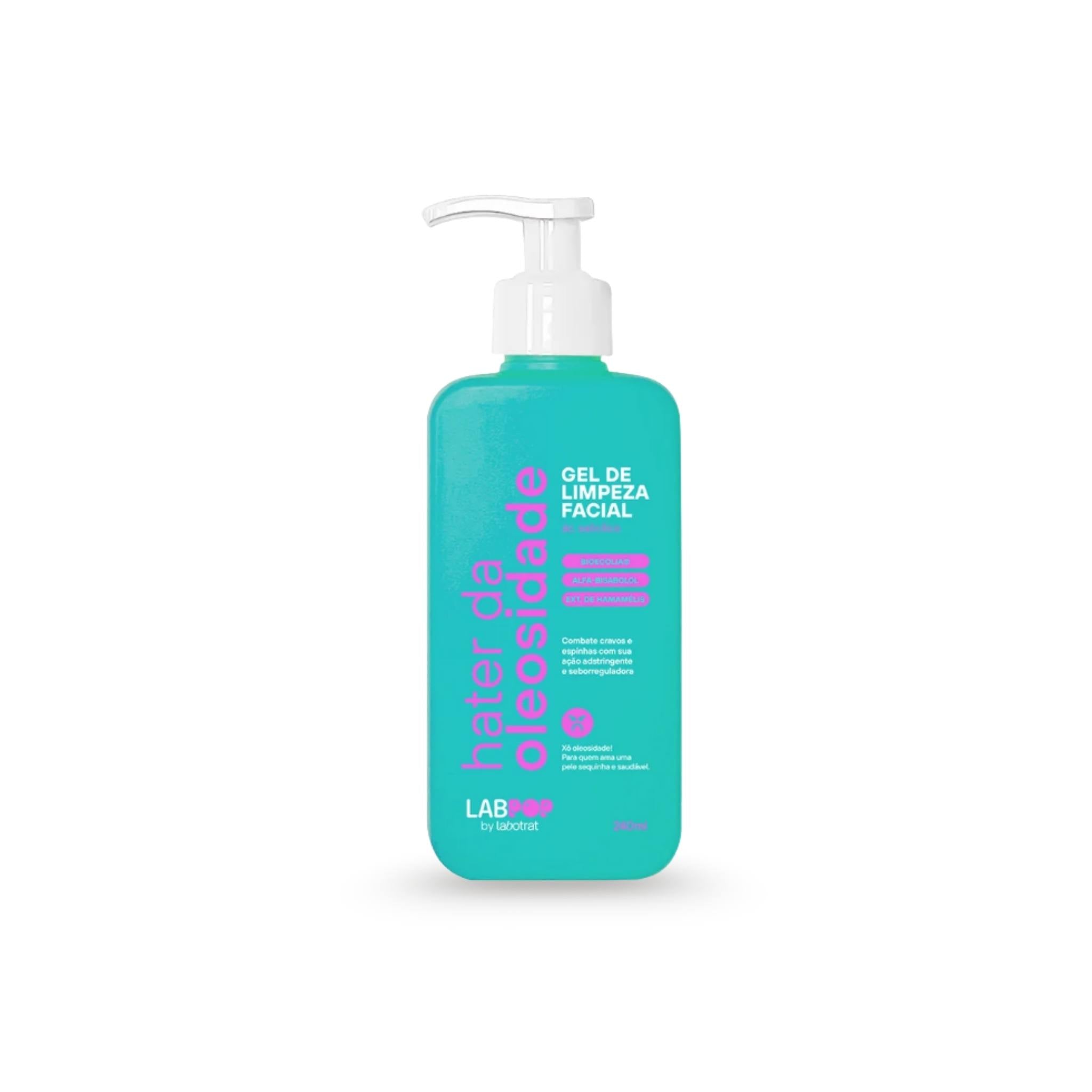 Gel de Limpeza Facial Hater da Oleosidade LabPop 240mL - Labotrat