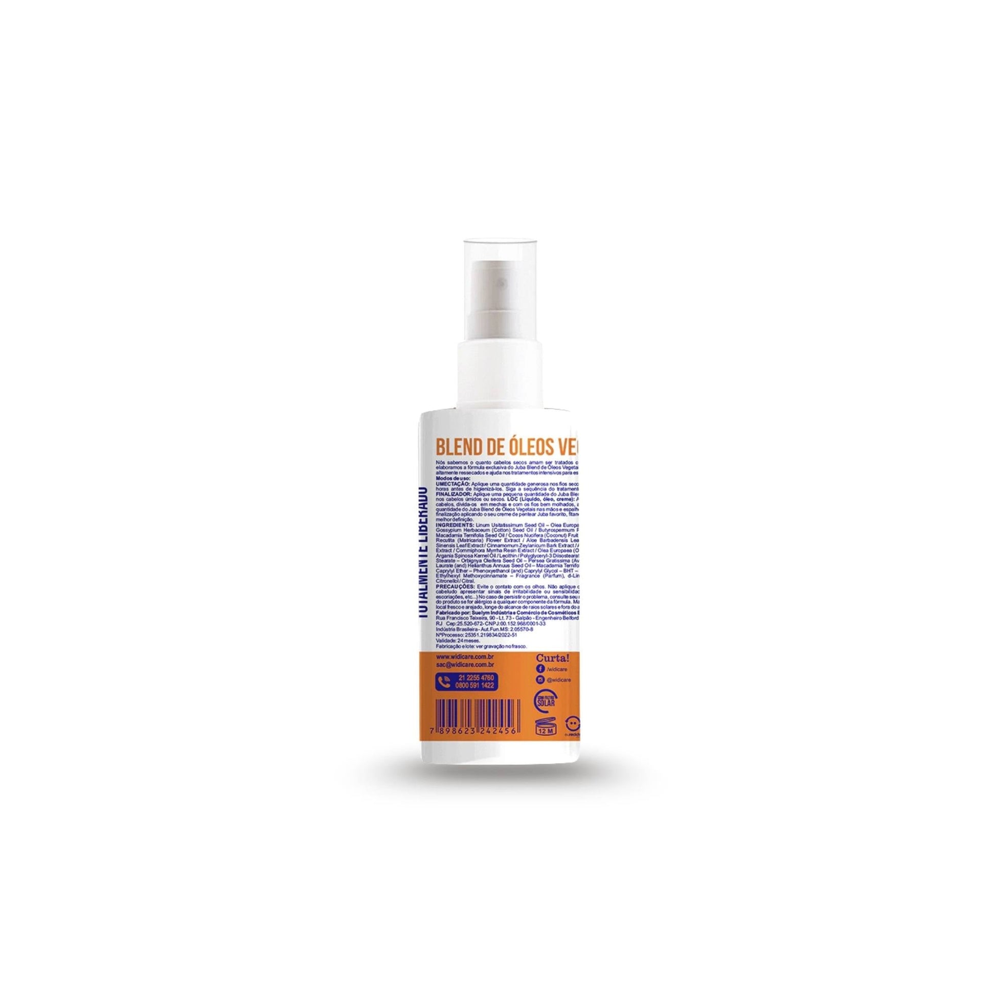 Juba Blend de Óleos Vegetais 60ml - Widi Care