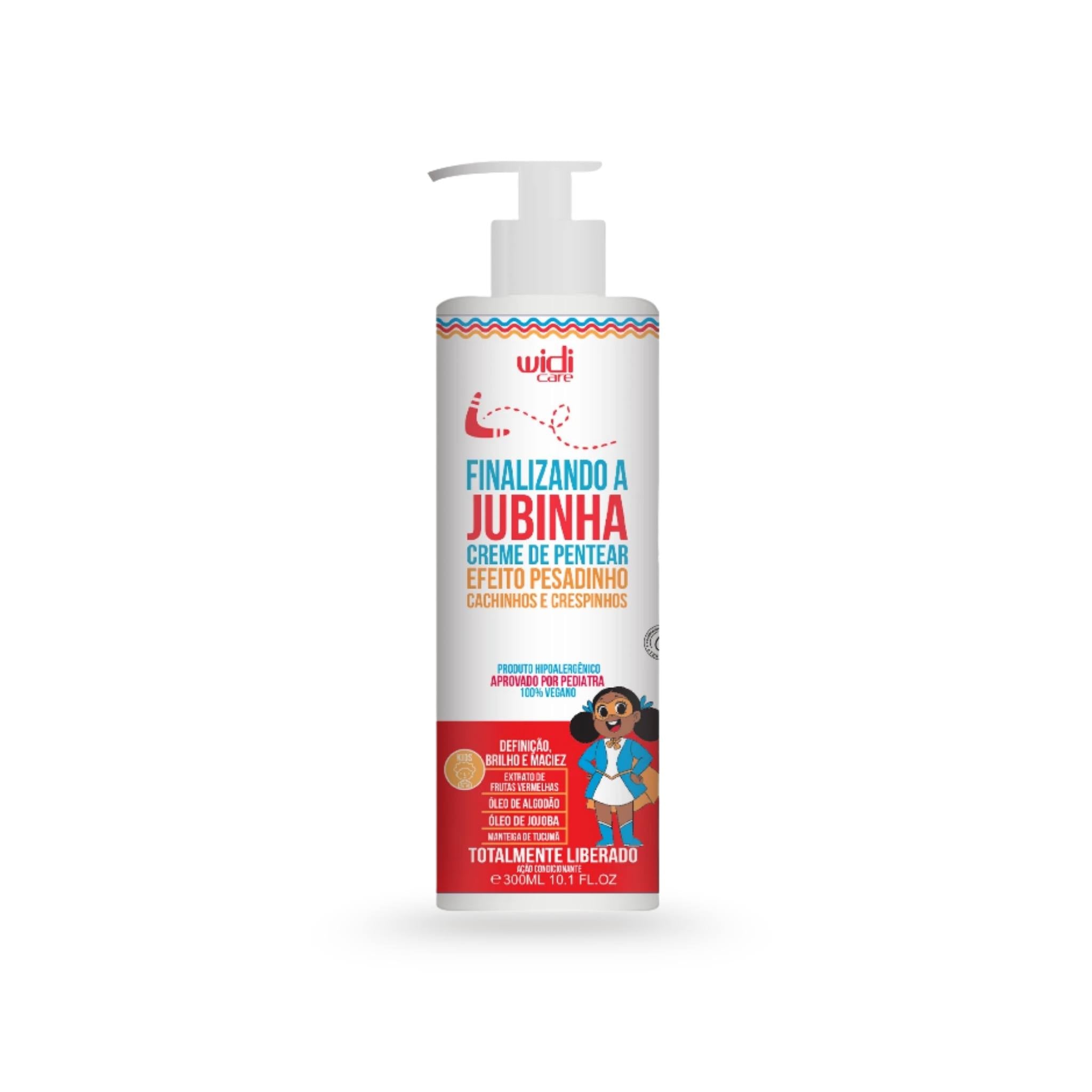 Finalizando a Jubinha Creme de Pentear Efeito Pesadinho para Cachinhos e Crespinhos 300mL - Widi Care