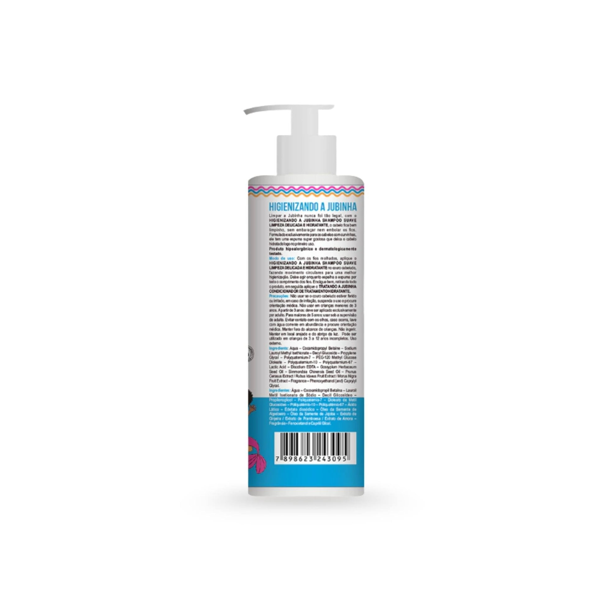 Higienizando a Jubinha Shampoo Suave Limpeza Delicada e Hidratante 300mL - Widi Care