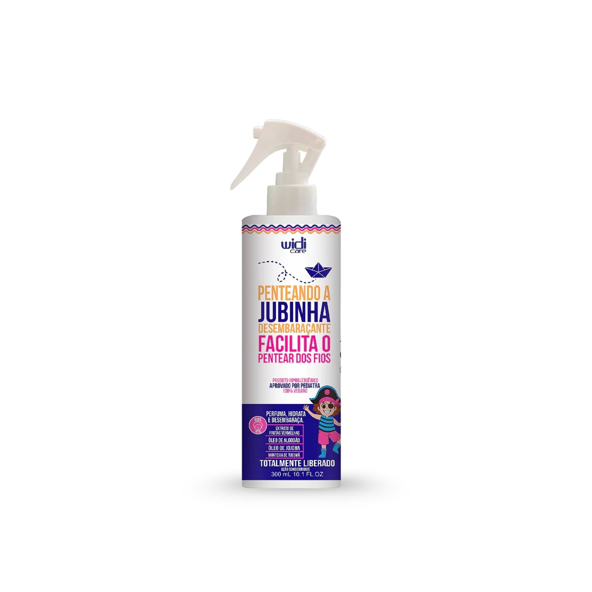 Penteando a Jubinha Spray Desembaraçante Facilita o Pentear dos Fios 300mL - Widi Care