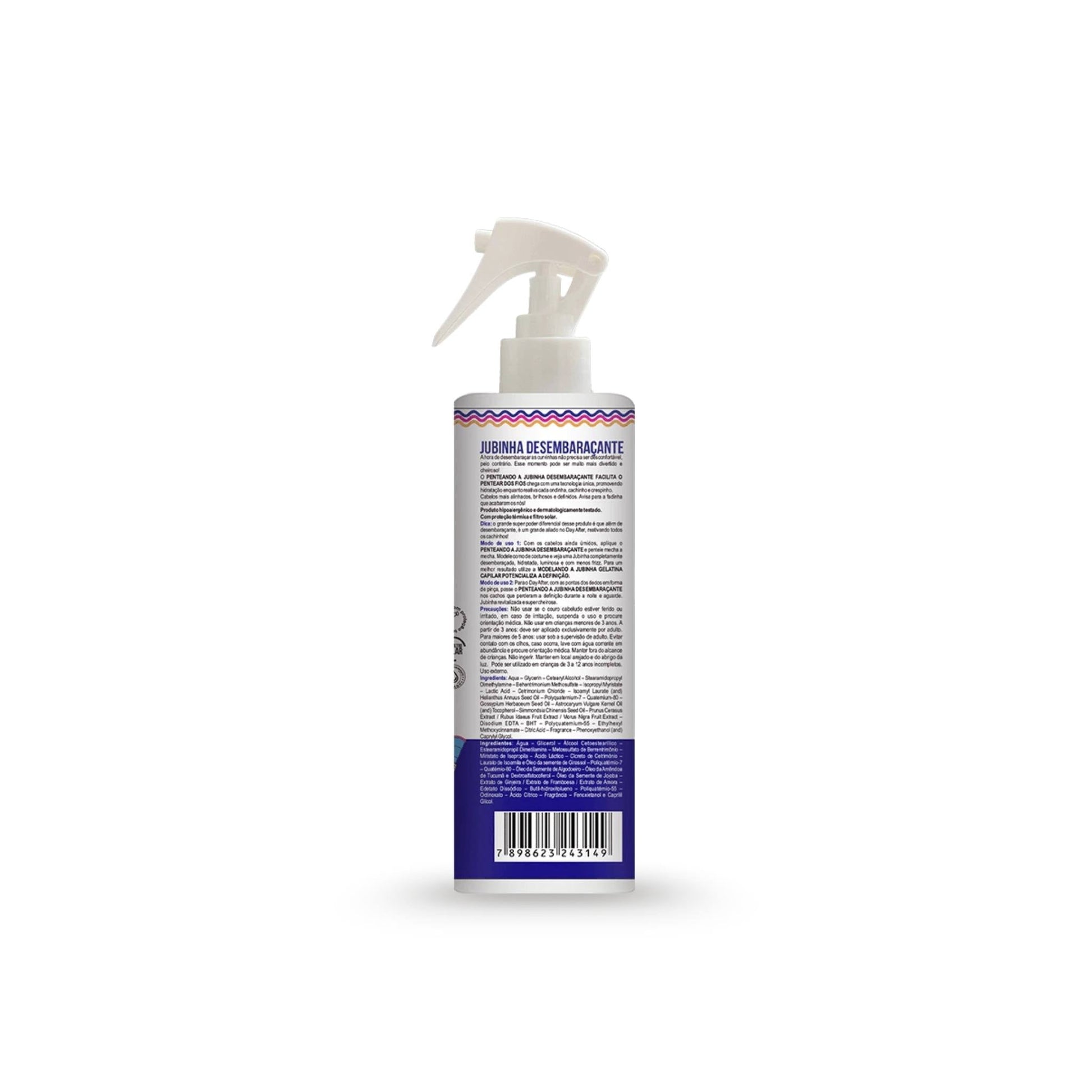 Penteando a Jubinha Spray Desembaraçante Facilita o Pentear dos Fios 300mL - Widi Care