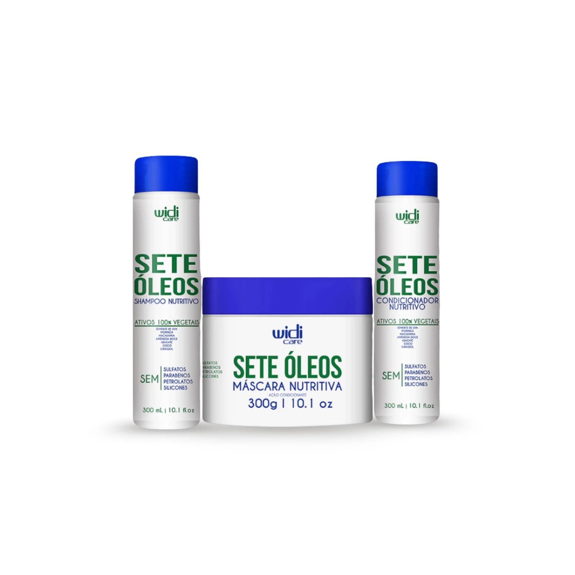 COMBO Sete Óleos - Super Nutrição com Ativos Vegetais - Widi Care