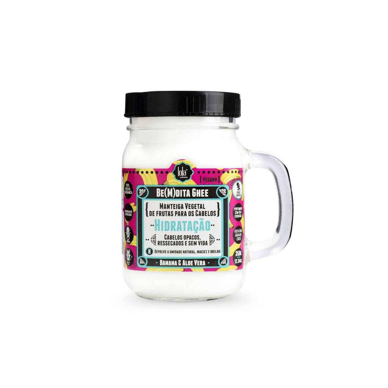 Bemdita Ghee - Hidratação Banana e Aloe Vera 350g - Lola Cosmetics