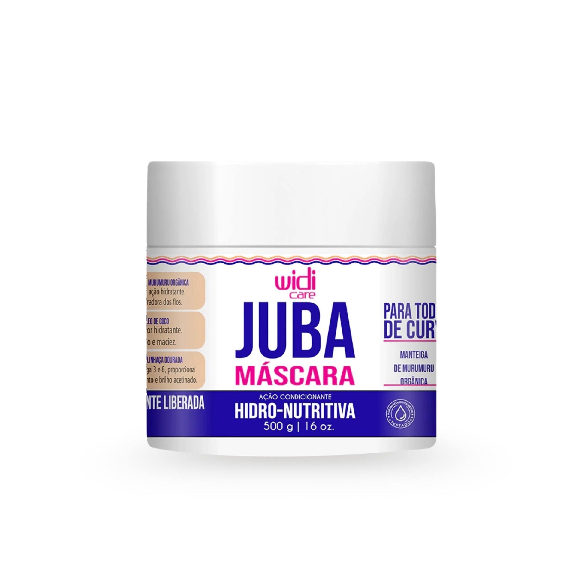 Máscara Hidro-Nutritiva JUBA 500g - Widi Care