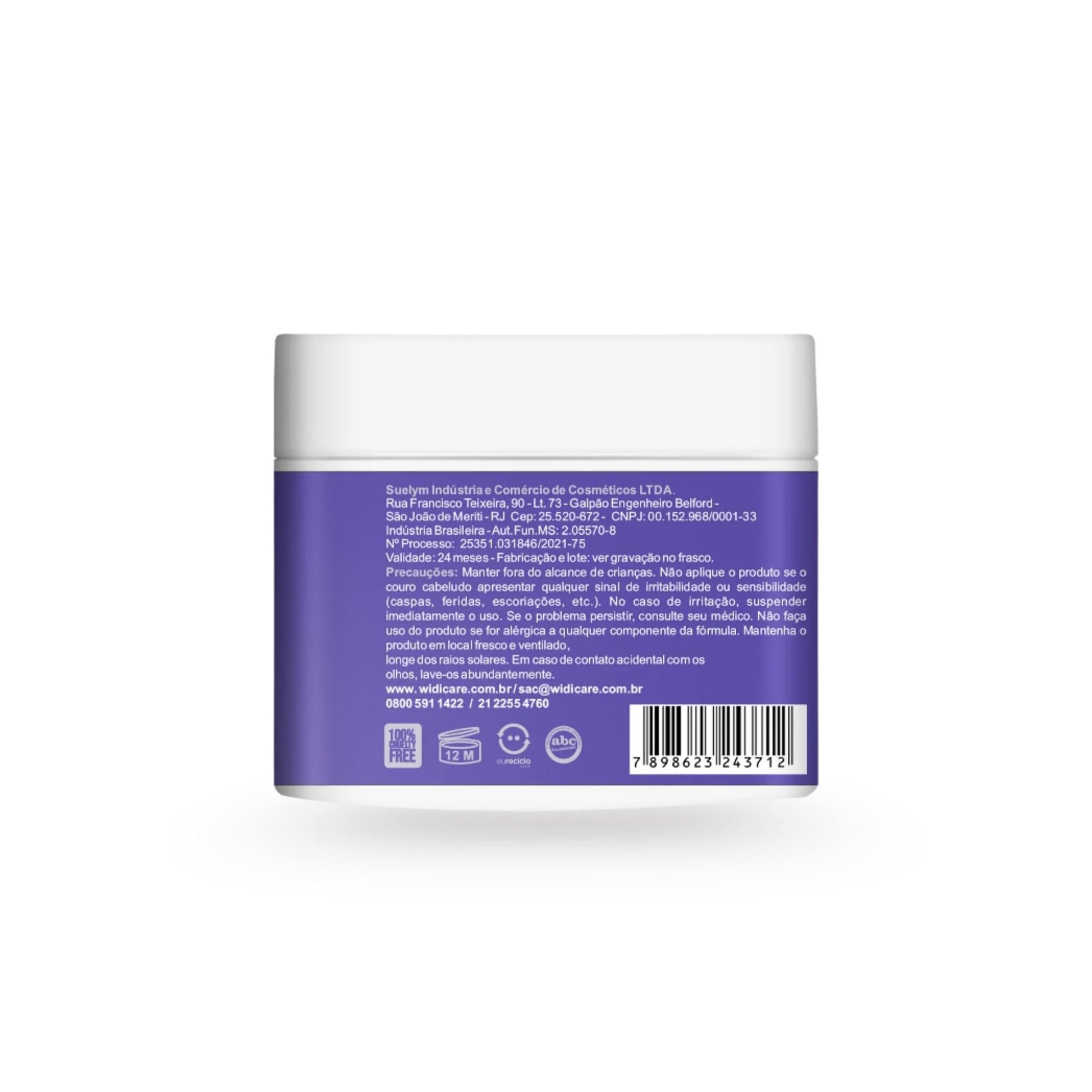 Máscara Matizadora Loiro Perfeito Condicionante 300g - Widi Care