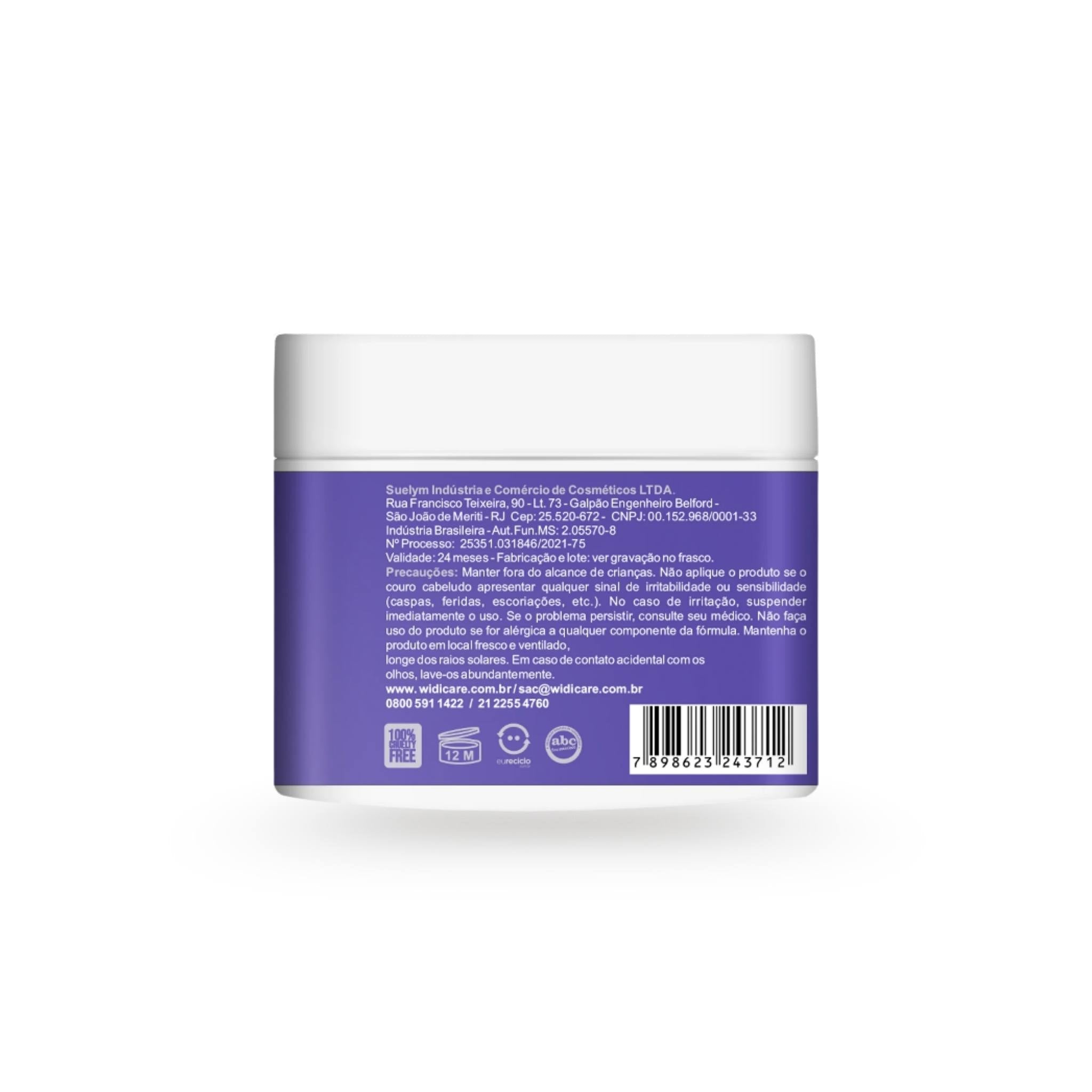 Máscara Matizadora Loiro Perfeito Condicionante 300g - Widi Care