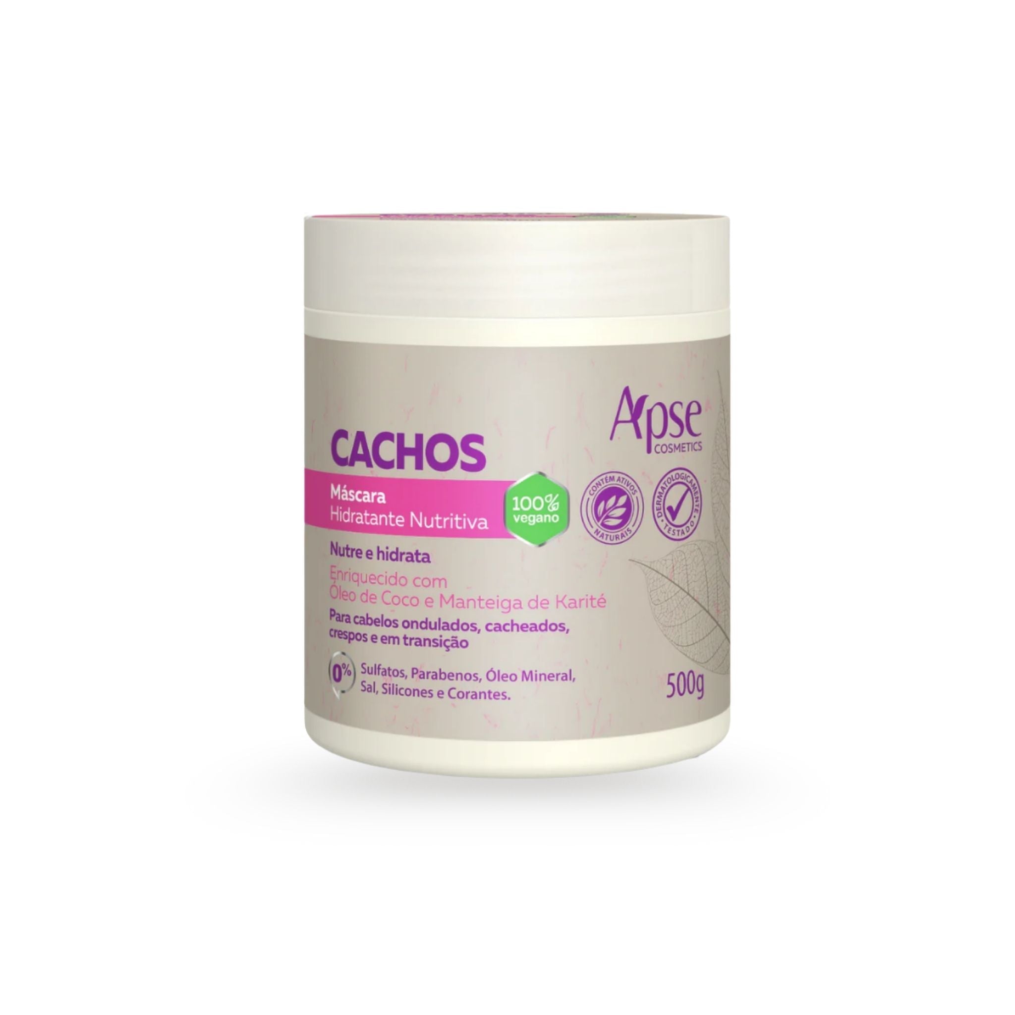 Máscara Hidratante Nutritiva Cachos 500g - Apice