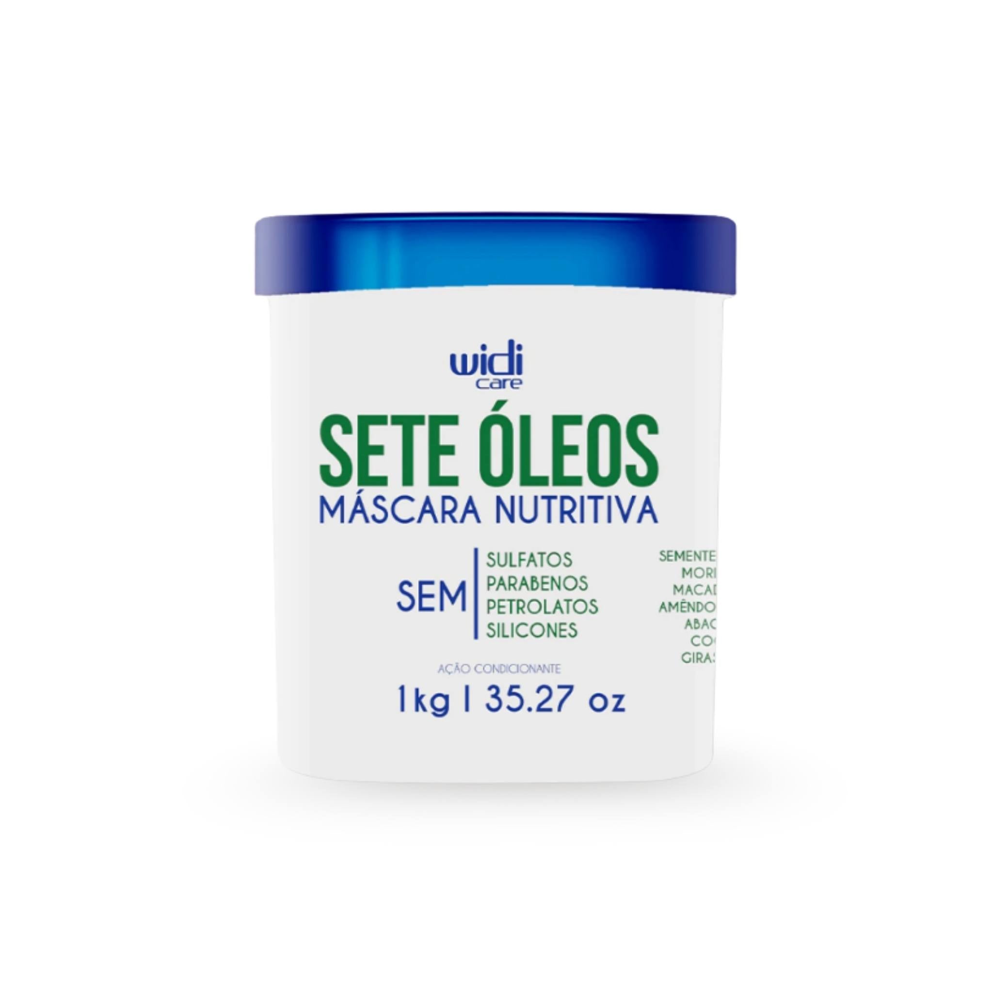 Sete Óleos - Máscara Nutritiva 1Kg - Widi Care