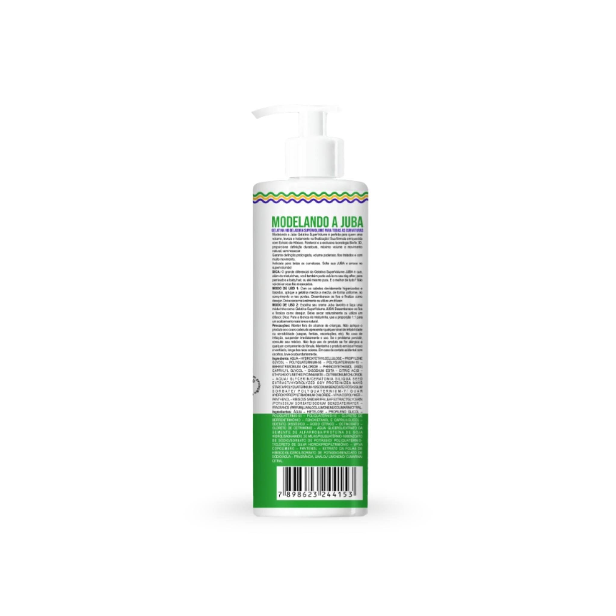 Modelando a Juba Gelatina Super Volume 300g - Widi Care