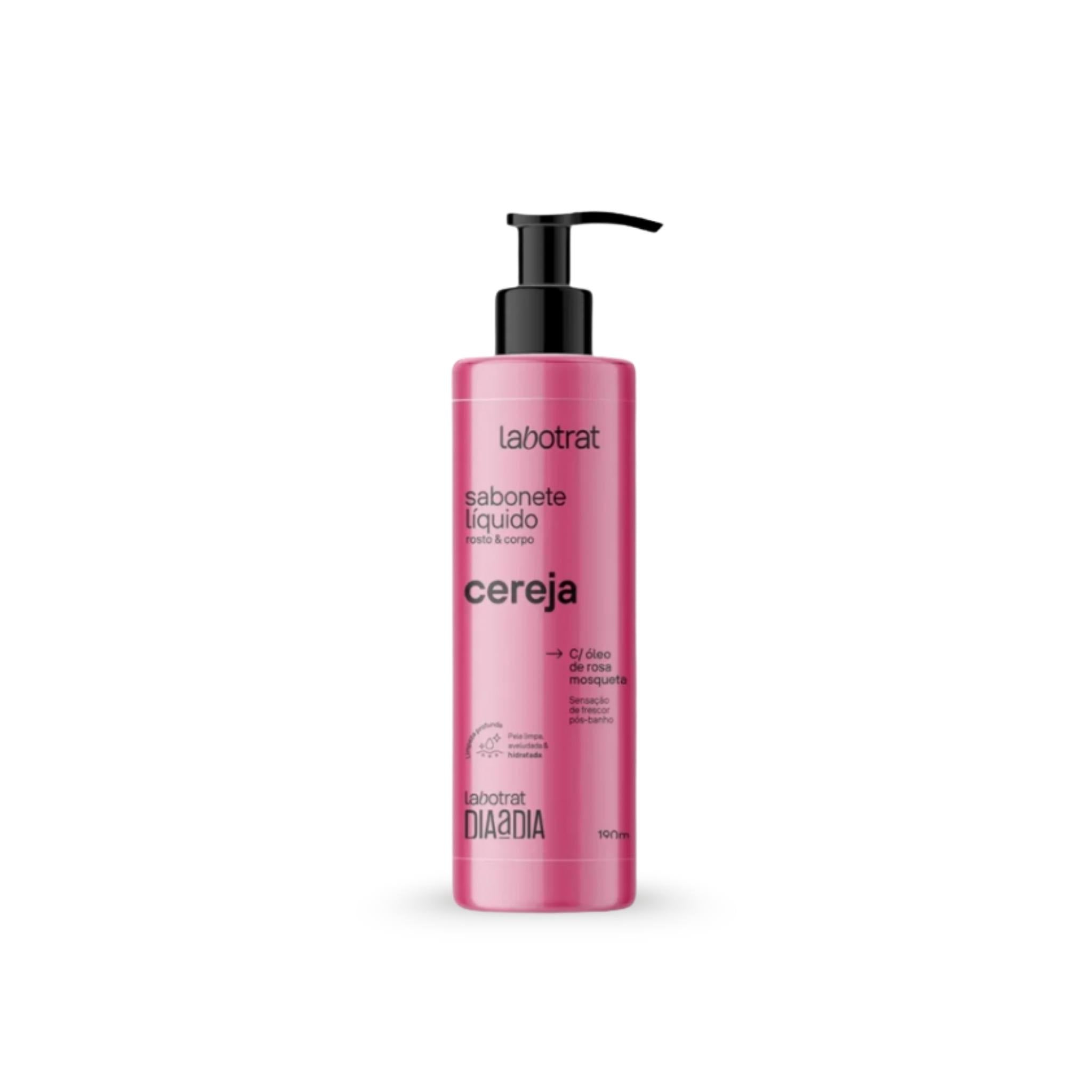 Sabonete Líquido Cereja Dia a Dia 190mL- Labotrat