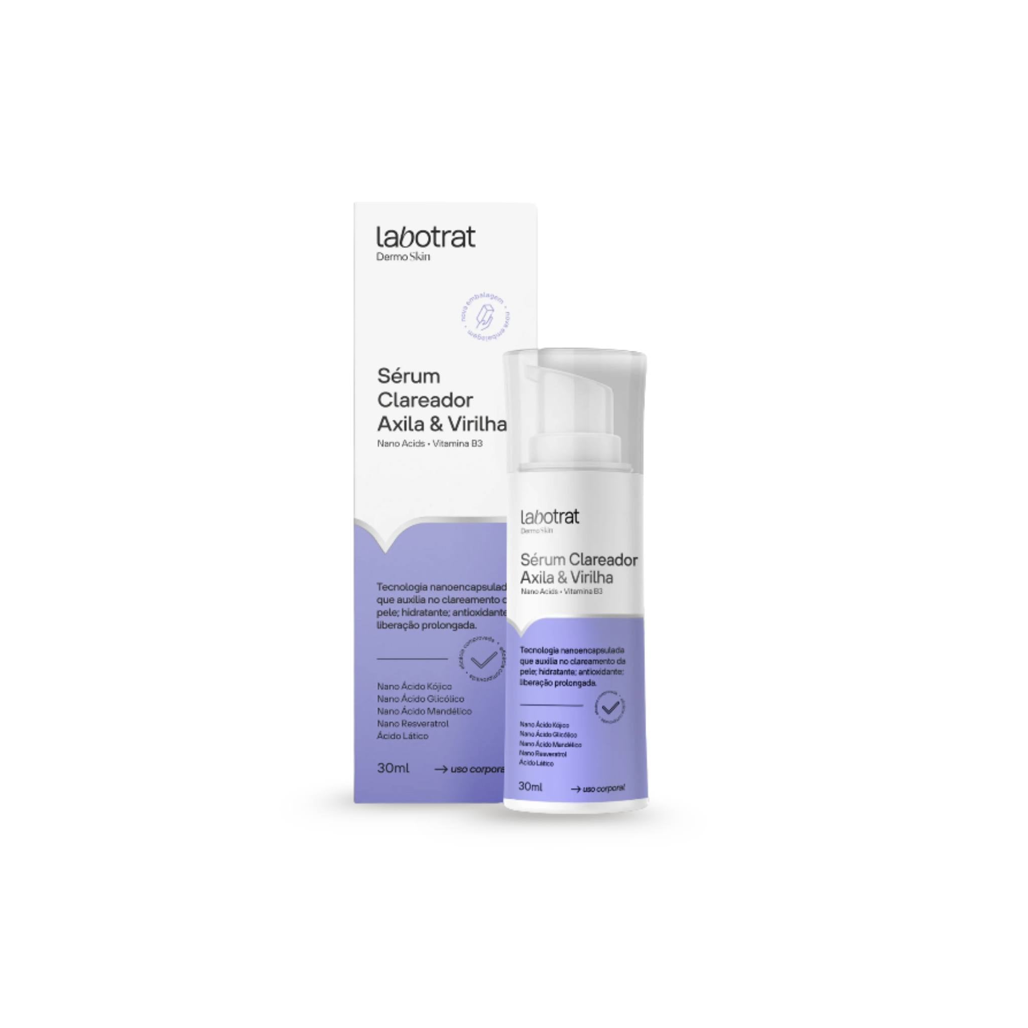Sérum Clareador Axila e Virilha Dermo Skin 30mL - Labotrat