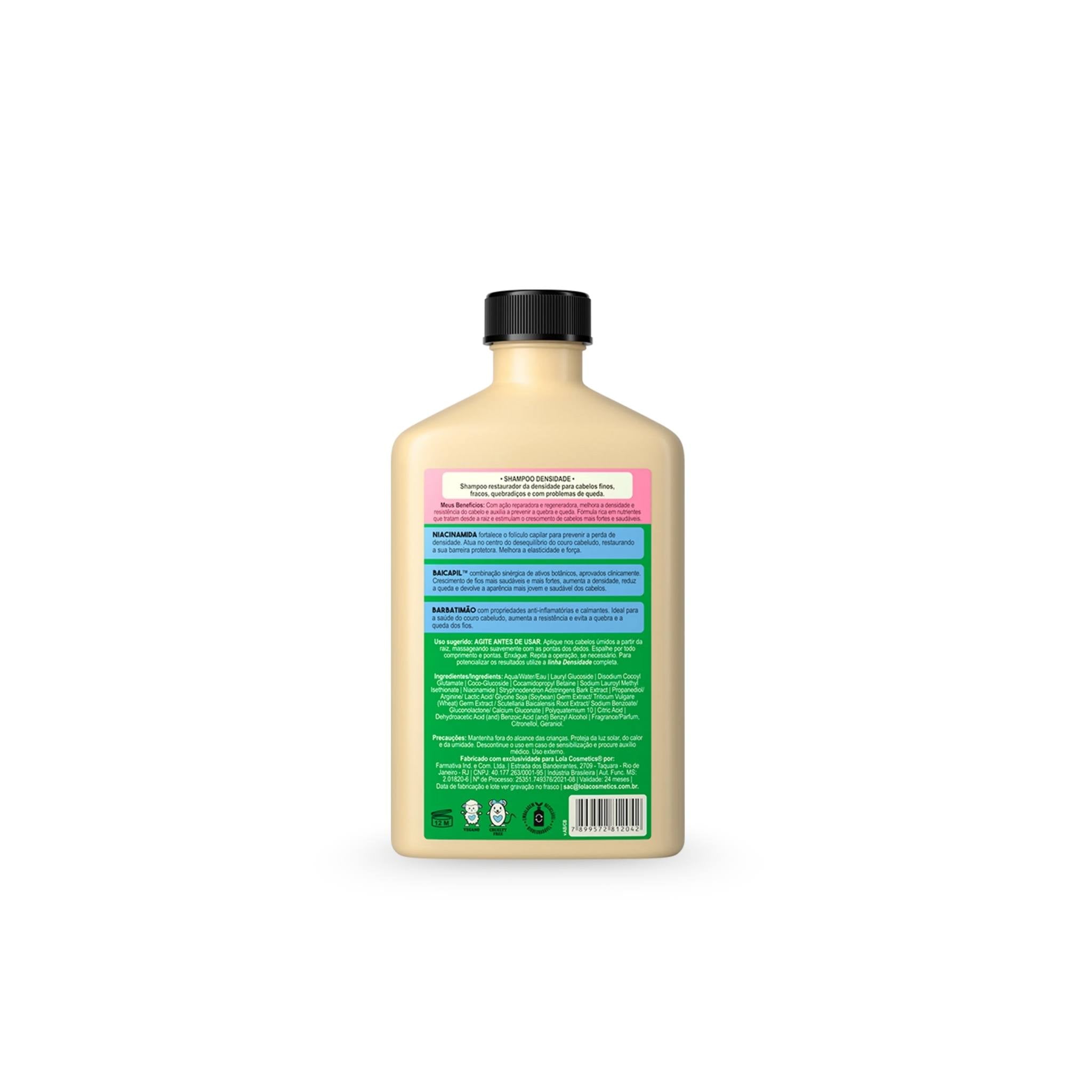 Shampoo Densidade 250mL - Lola Cosmetics