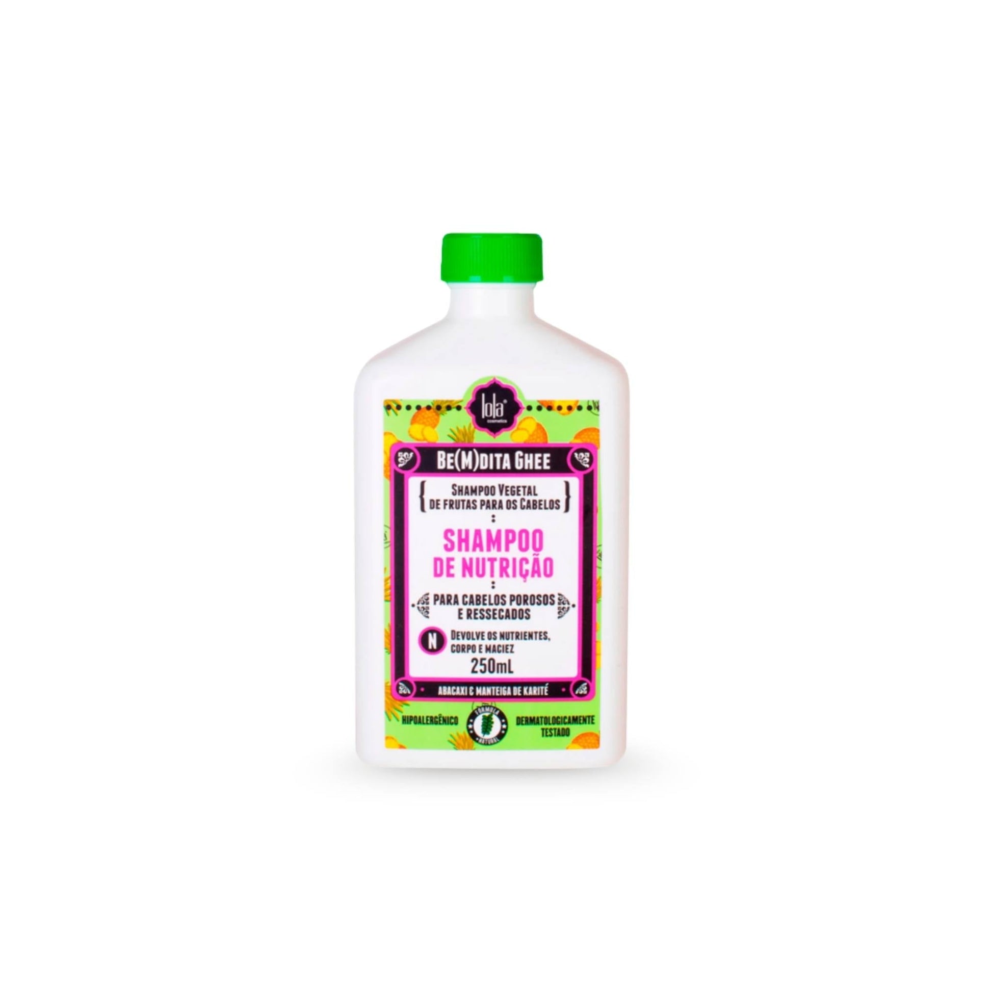 Shampoo Bemdita Ghee Nutrição Abacaxi 250mL - Lola Cosmetics