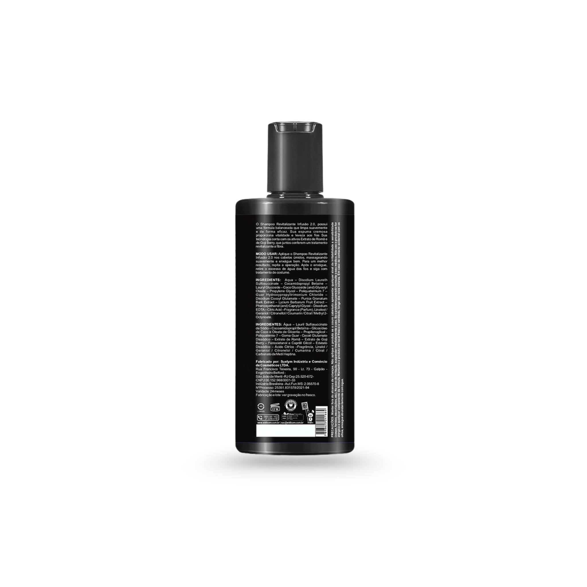 Infusão 2.0 Shampoo Revitalizante 300mL - Widi Care