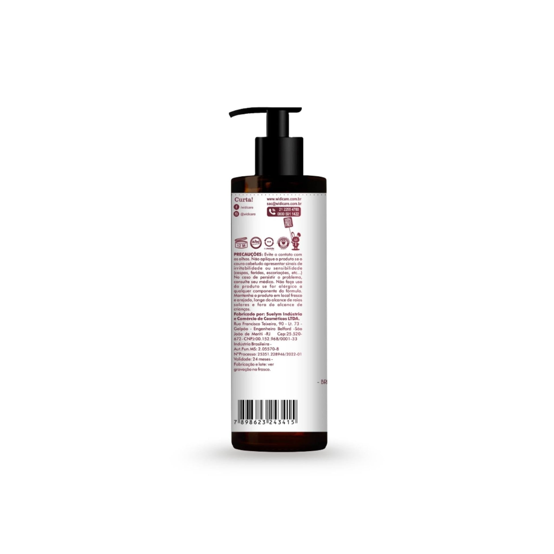 Shampoo Liso Maravilha Controle de Oleosidade 300mL - Widi Care
