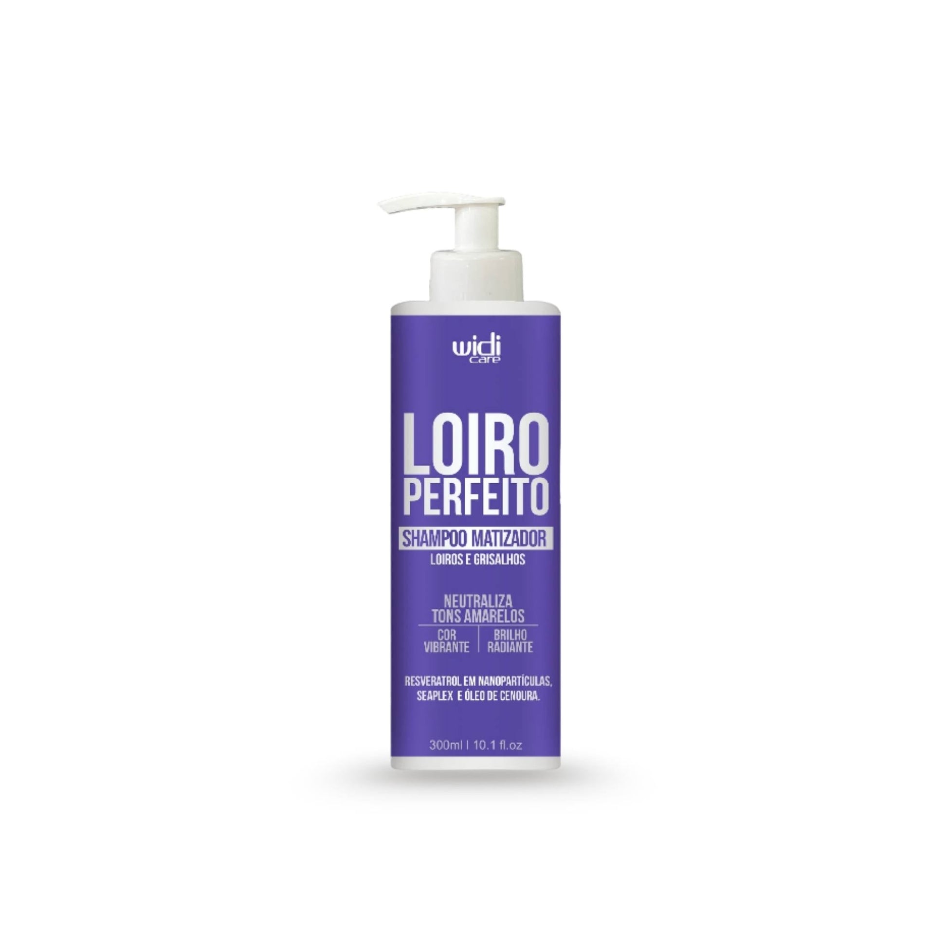 Shampoo Matizador Loiro Perfeito 300mL - Widi Care