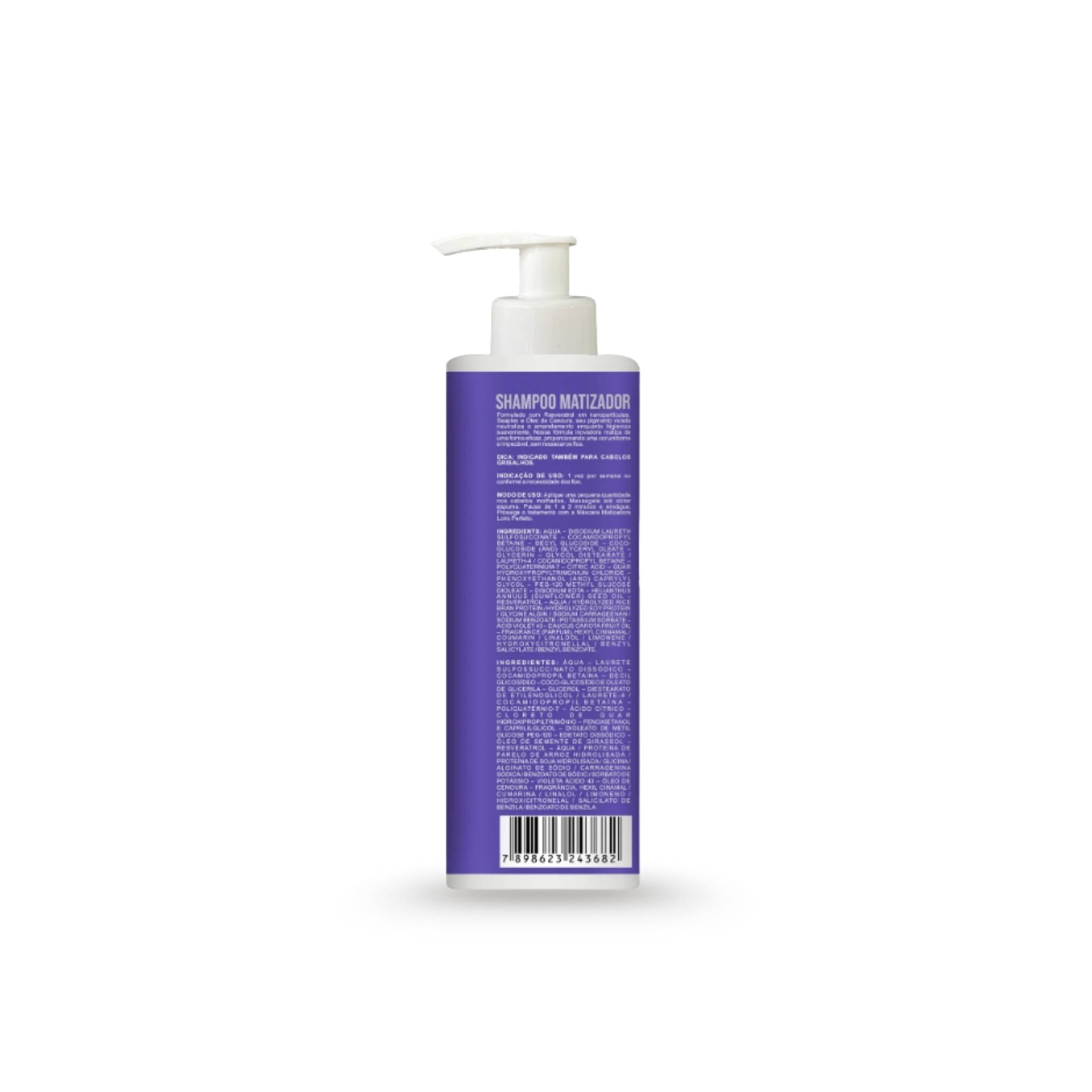 Shampoo Matizador Loiro Perfeito 300mL - Widi Care
