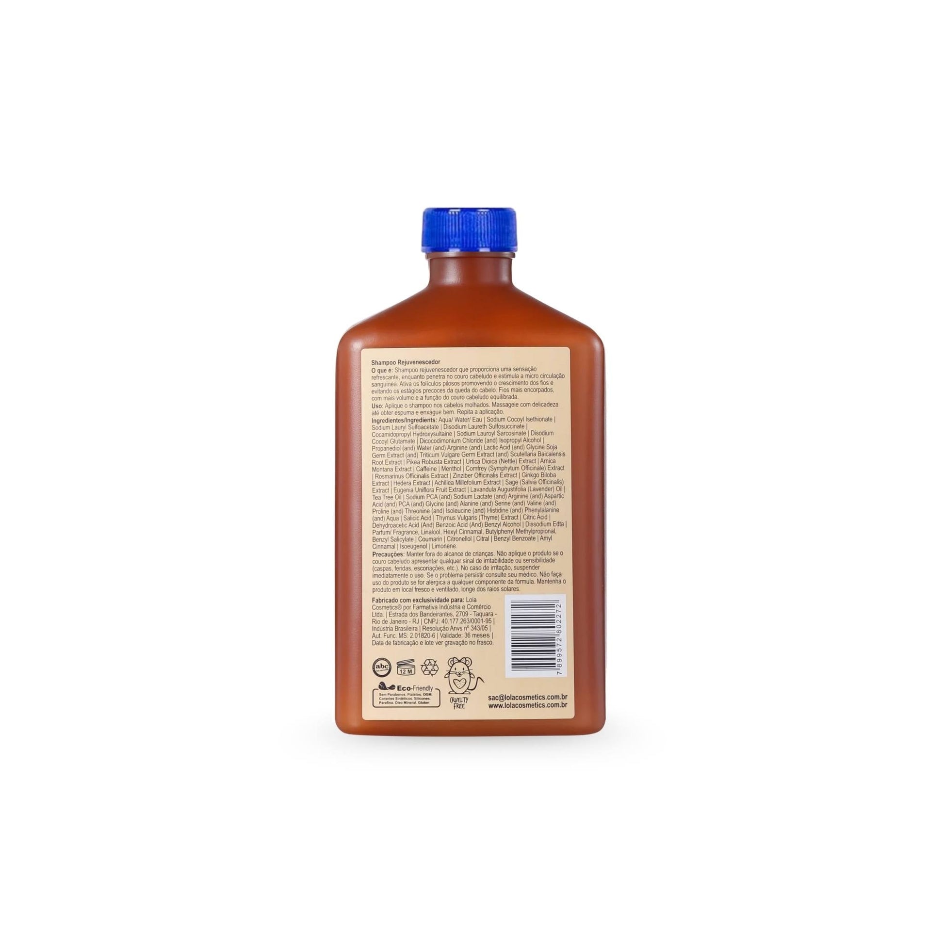 Rapunzel Shampoo Rejuvenescedor 250ml - Lola Cosmetics