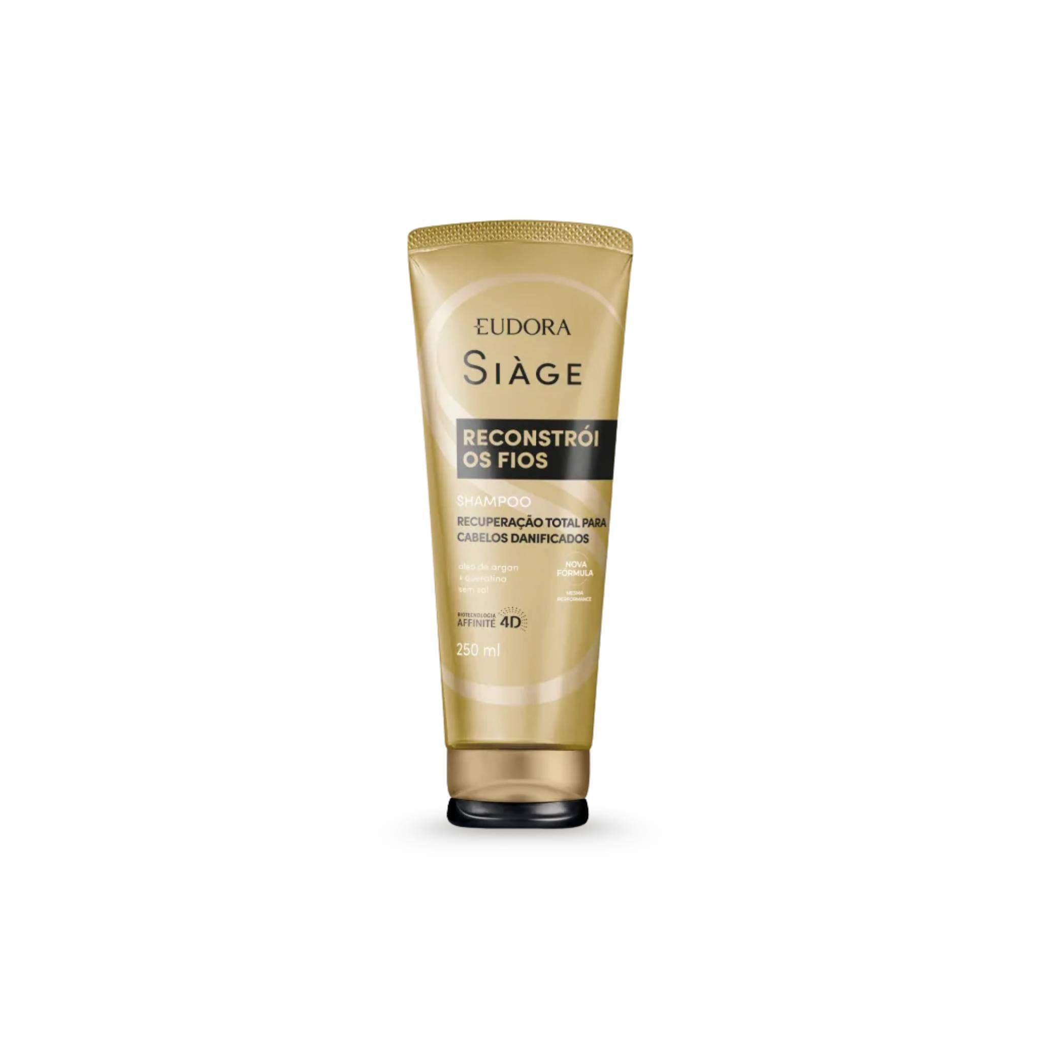 Shampoo Reconstrói os Fios Siàge 250mL - Eudora