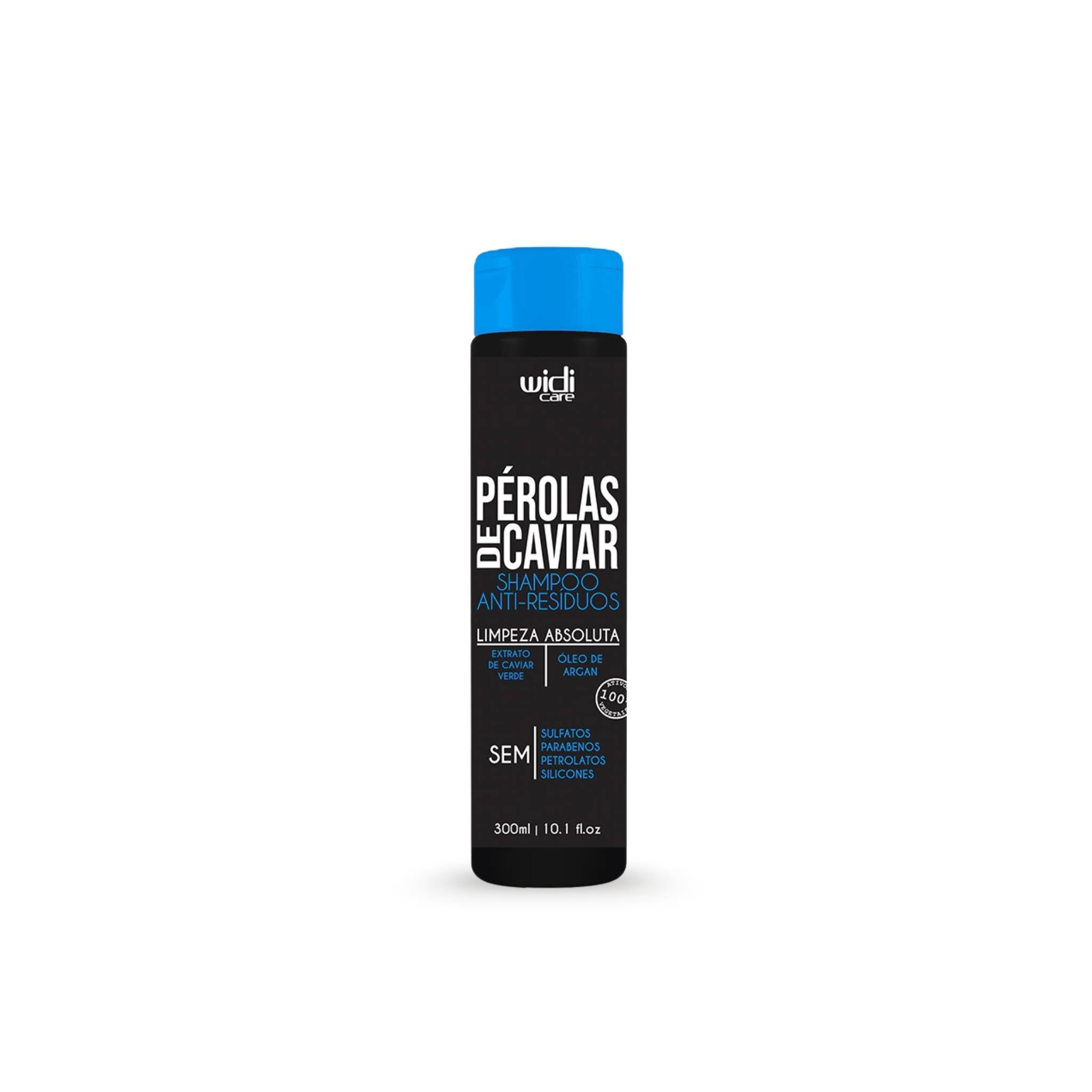 Shampoo Anti-Resíduos Pérolas de Caviar 300ml - Widi Care