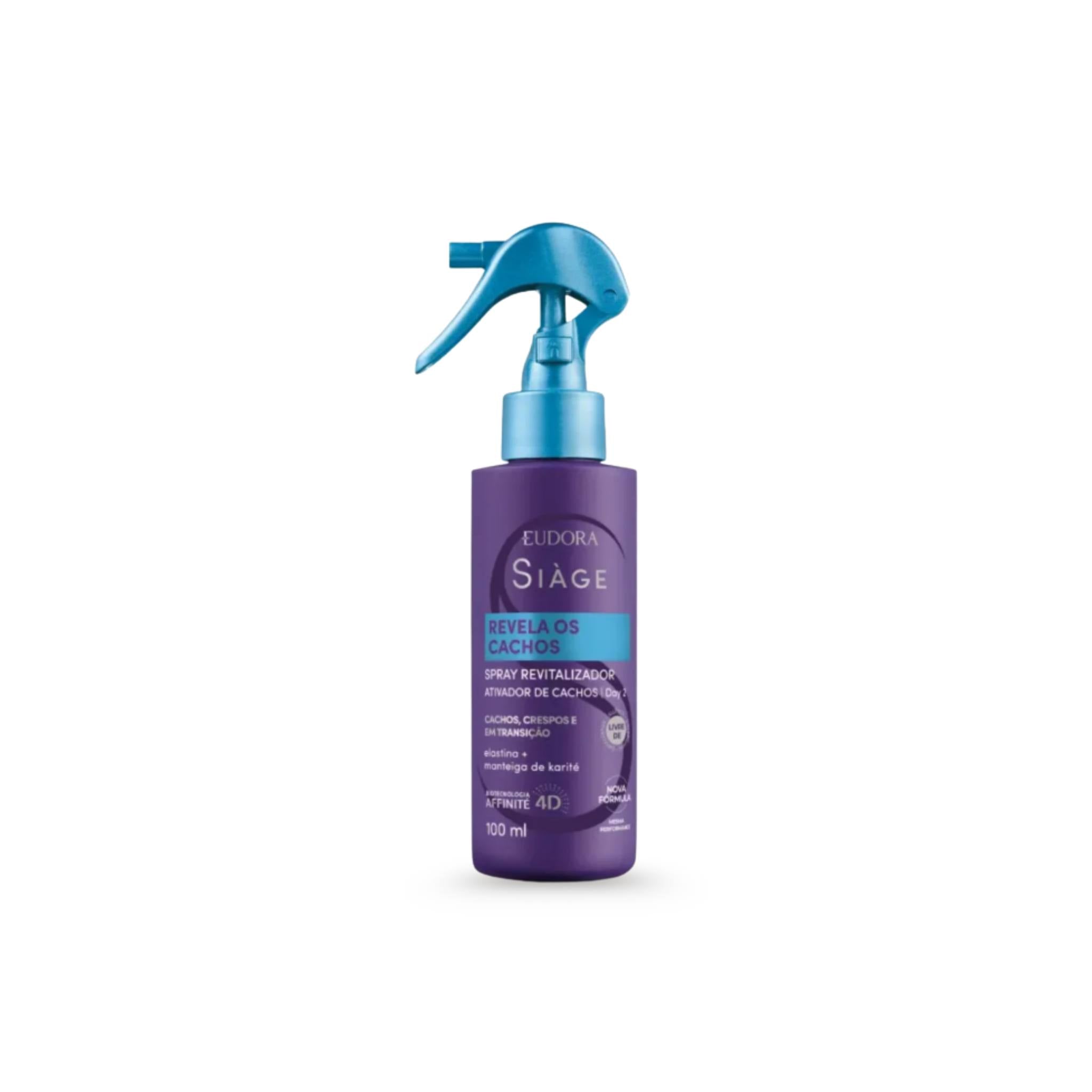 Spray Capilar Revitalizador Revela os Cachos Siàge 100ml - Eudora
