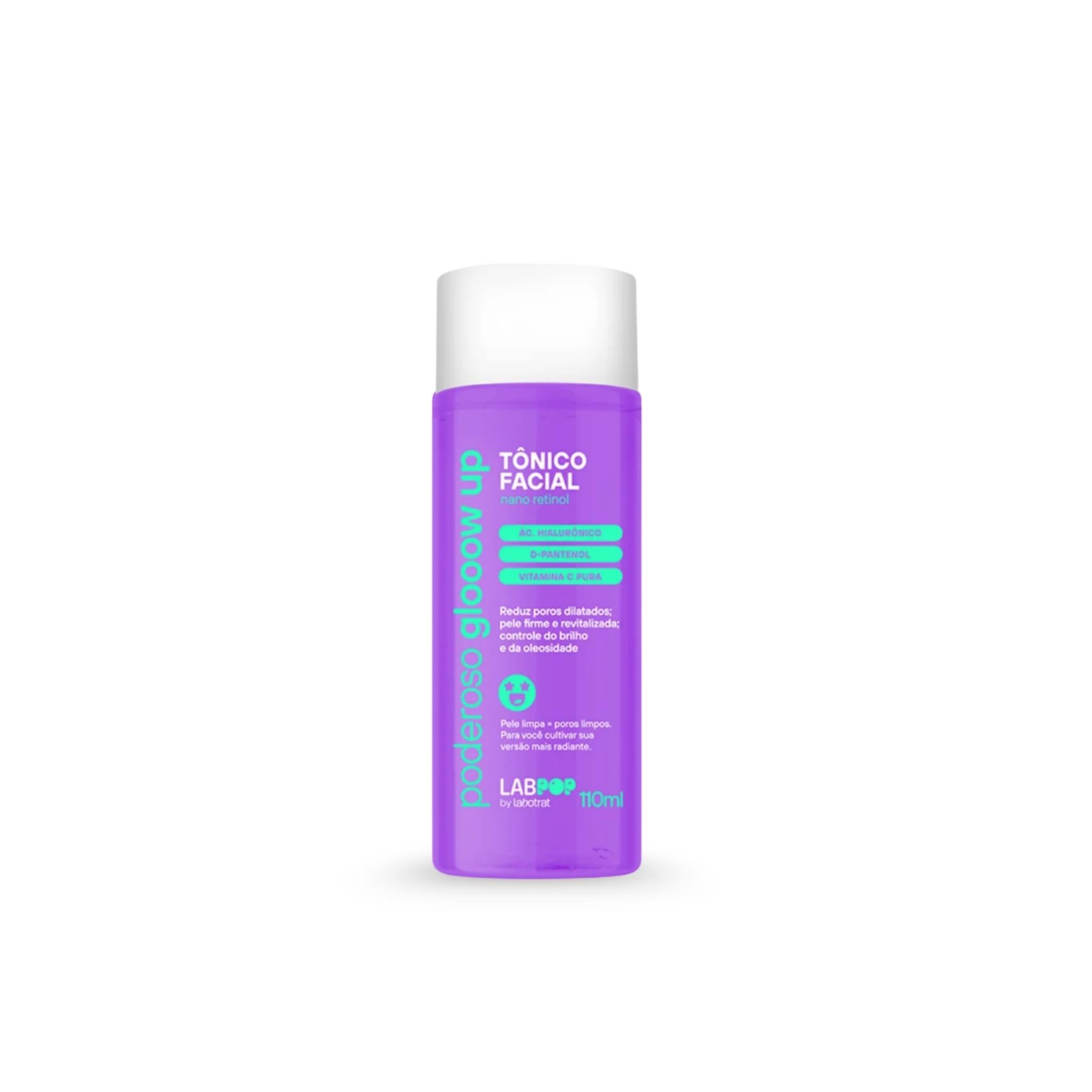 Tônico Facial Poderoso Glow Up LabPop 110mL - Labotrat