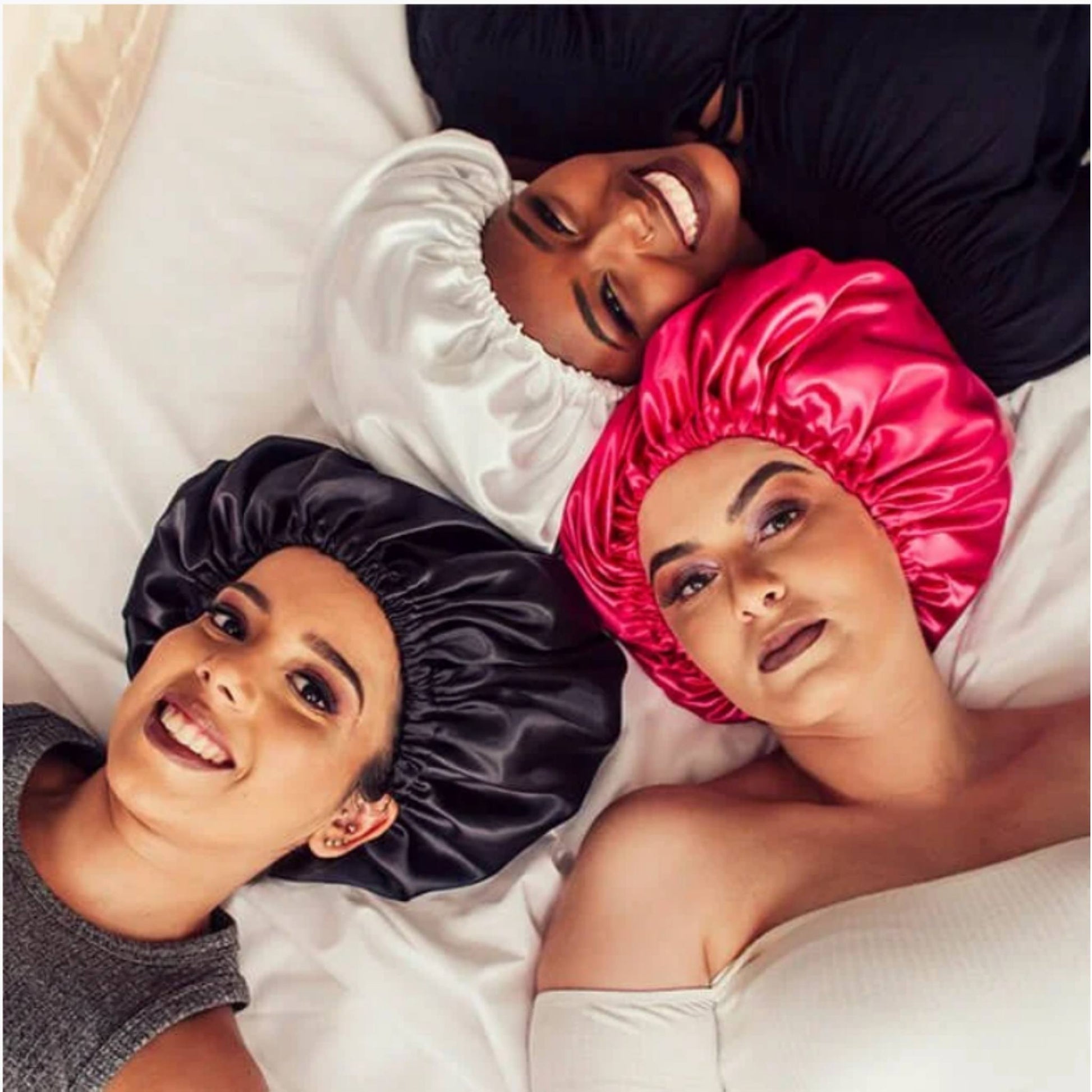 Touca de Cetim Dupla Camada Borgonha - Turban