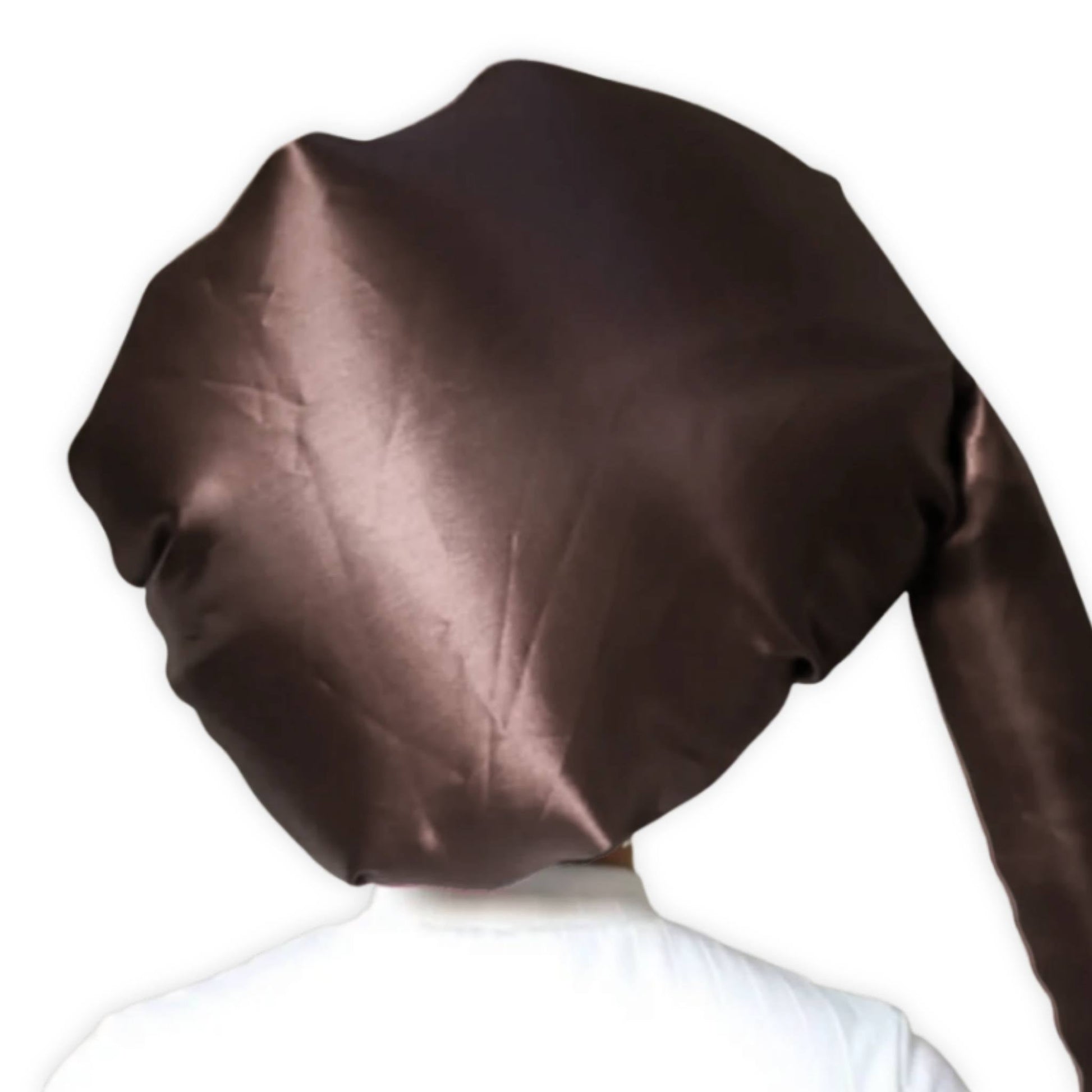 Touca Difusora de Cetim Chocolate - Turban