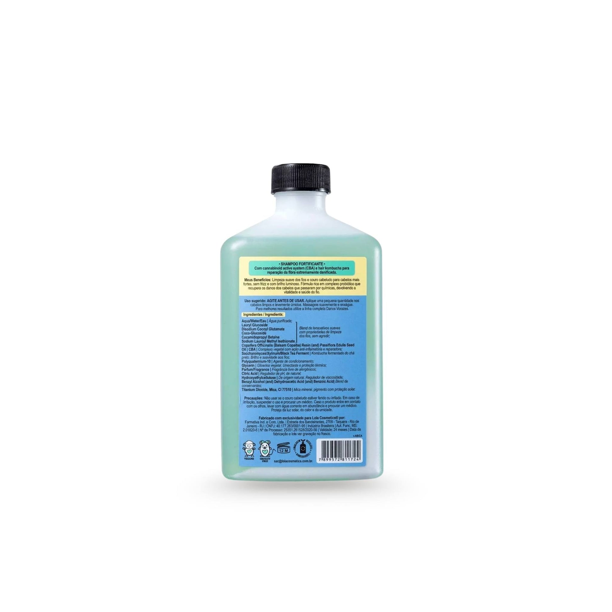 Danos Vorazes Shampoo Fortificante 250mL - Lola Cosmetics