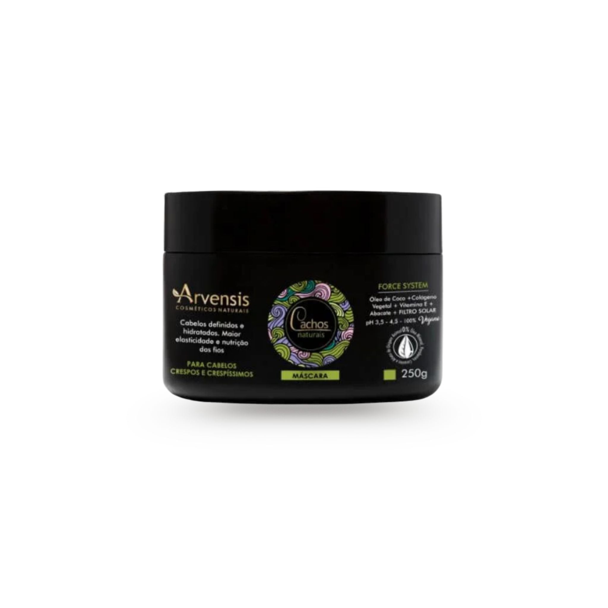 Máscara Cachos Naturais (Crespos/Crespíssimos) 250g - Arvensis